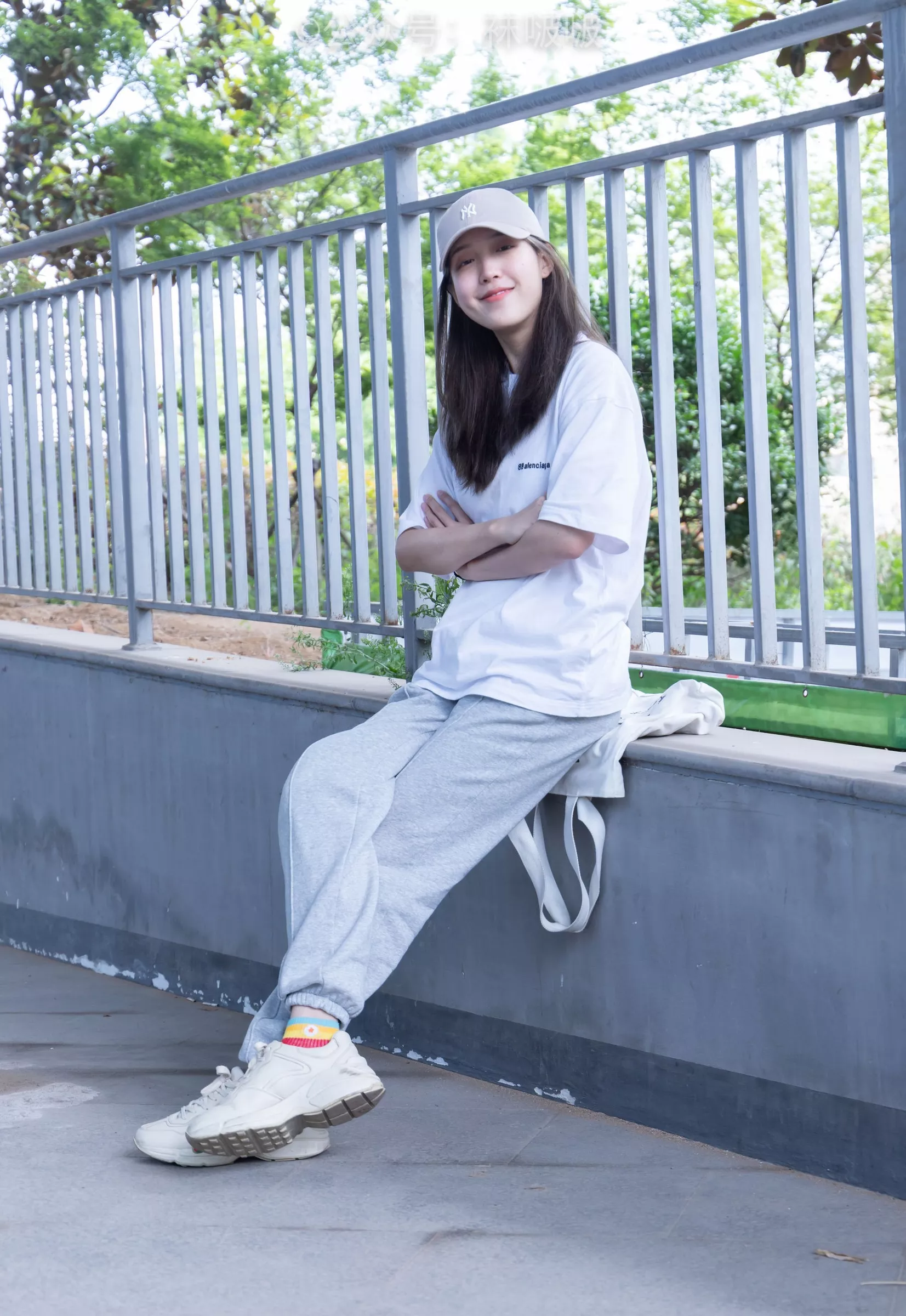 泡芙 运动鞋、白棉袜、裸足【132P】 No.12 BoBoSocks袜啵啵