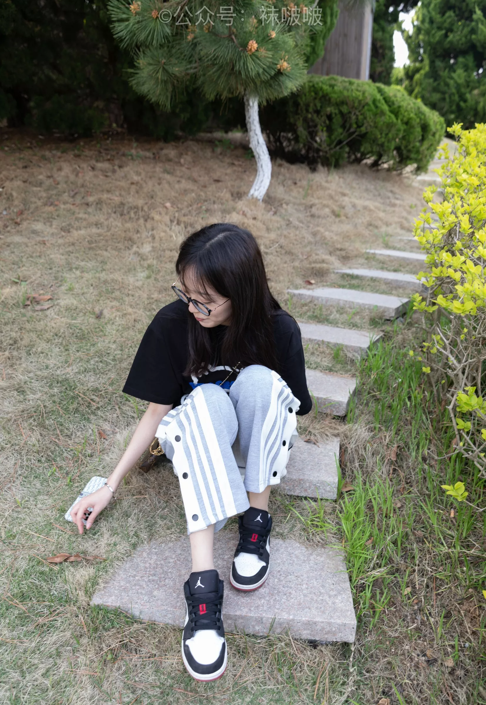 AJ、白色短棉袜、裸足【119P】 稚予 BoBoSocks袜啵啵 No.23 P.1