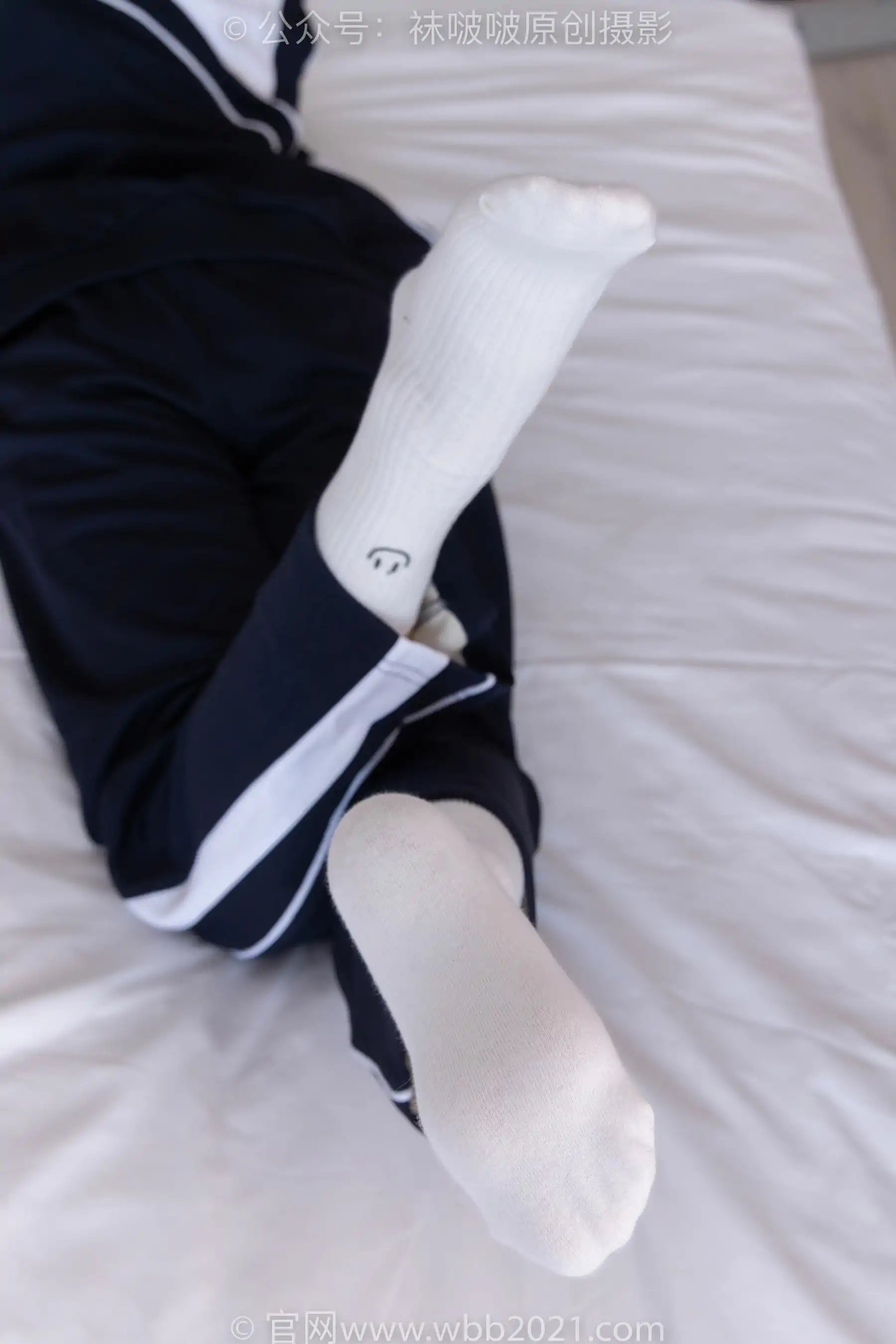 裸足 甜甜圈 运动鞋 白棉袜 校服 BoBoSocks袜啵啵 No.456 P.2