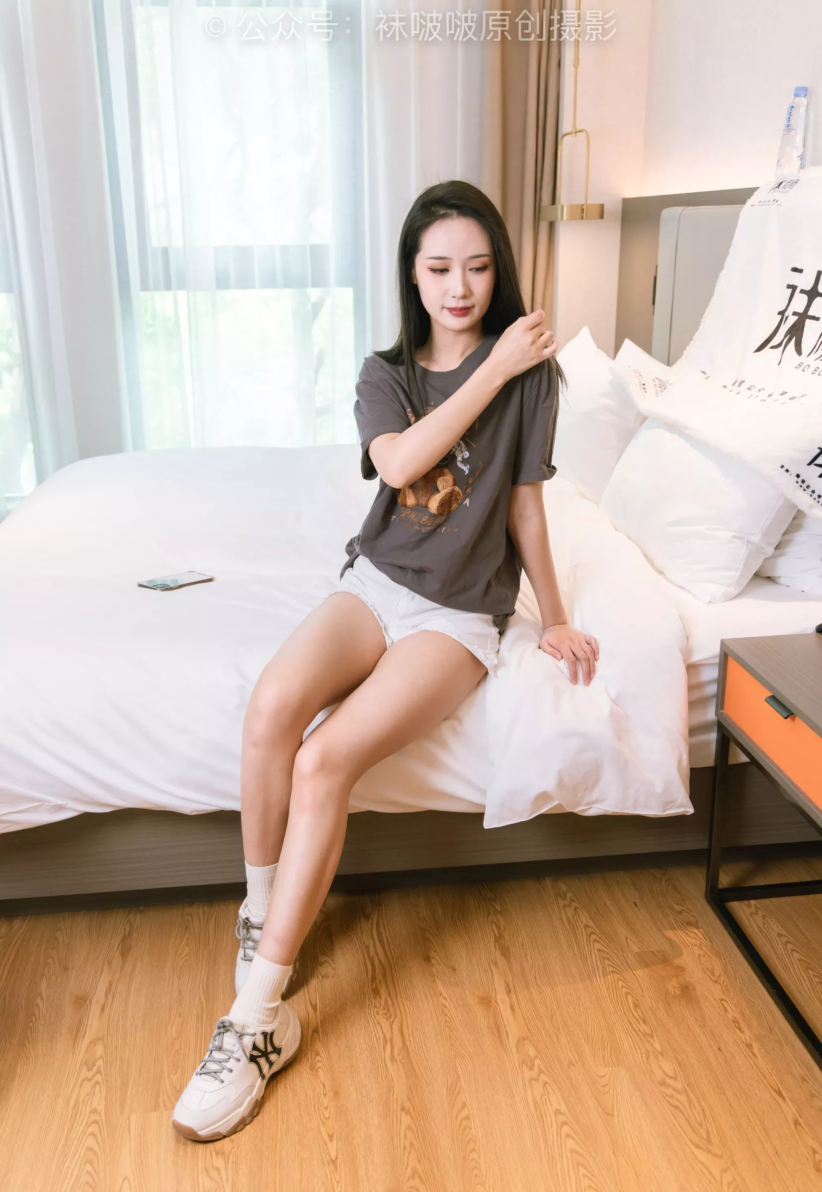 BoBoSocks袜啵啵 运动鞋、白棉袜、裸足【139P】 小安 No.176 P.14