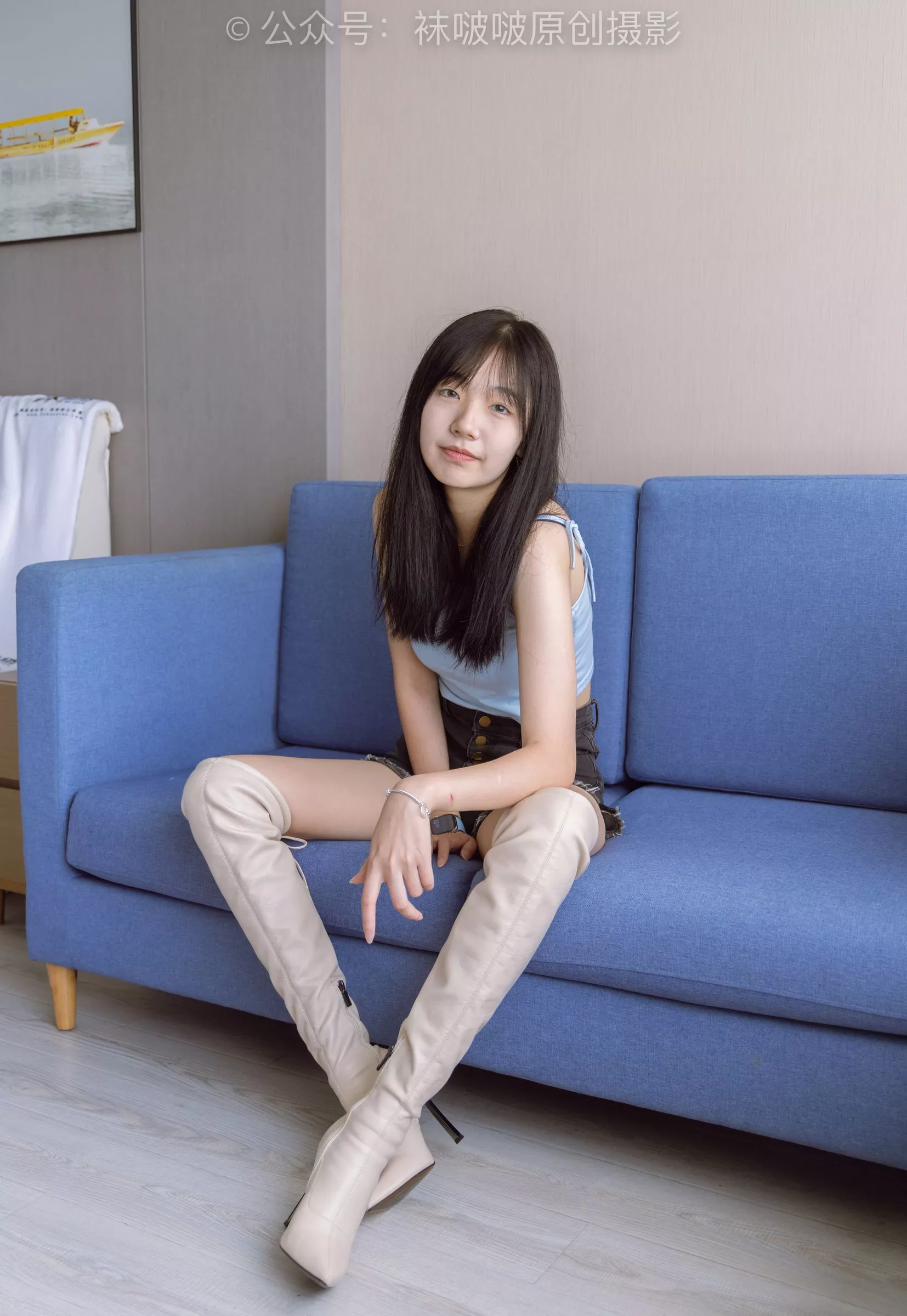 BoBoSocks袜啵啵 高跟长靴、白棉袜、裸足【178P】 小甜豆 No.174 P.10