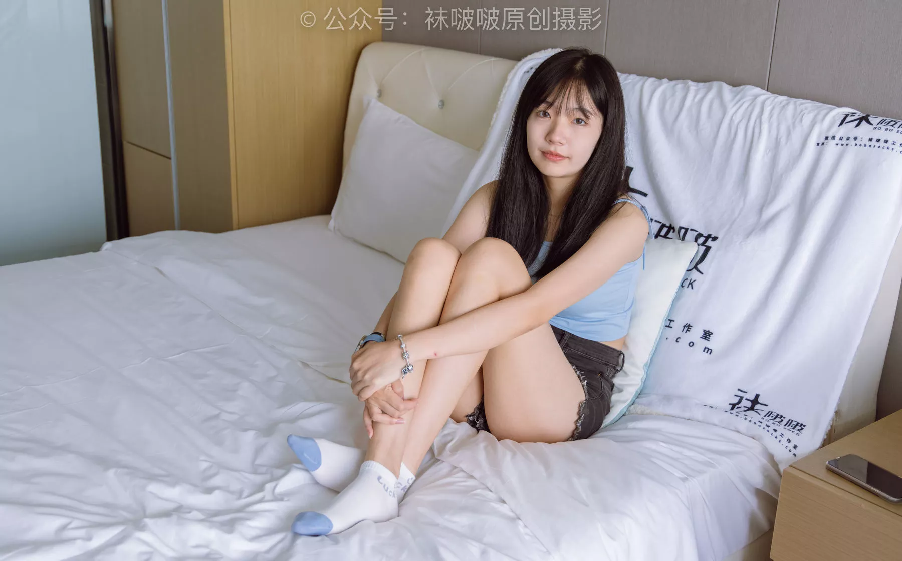 BoBoSocks袜啵啵 No.174 小甜豆 高跟长靴、白棉袜、裸足【178P】 P.7