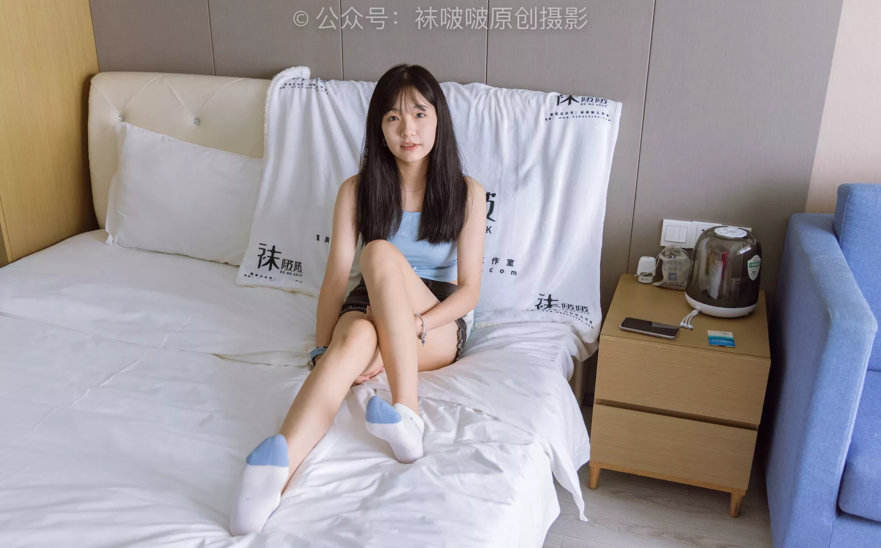 No.174 BoBoSocks袜啵啵 小甜豆 高跟长靴、白棉袜、裸足【178P】 P.6