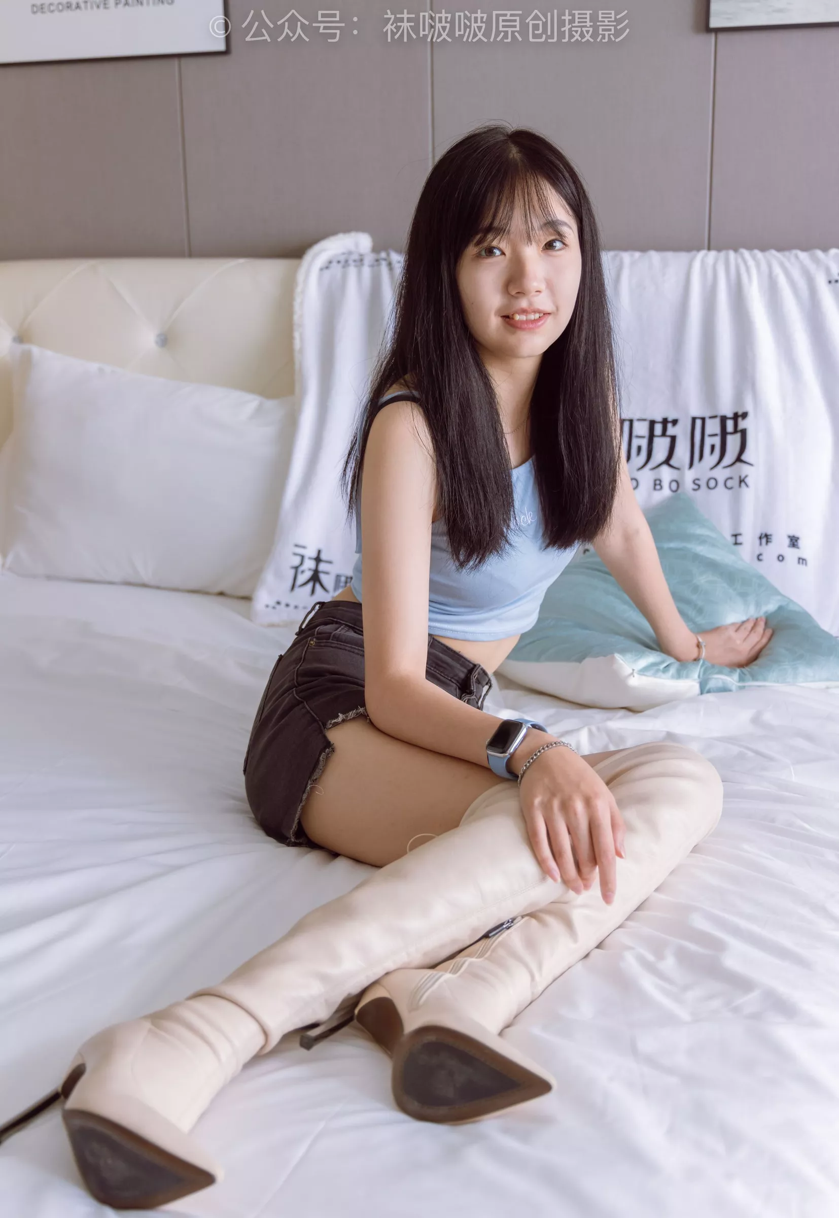 高跟长靴、白棉袜、裸足【178P】 No.174 BoBoSocks袜啵啵 小甜豆 P.5
