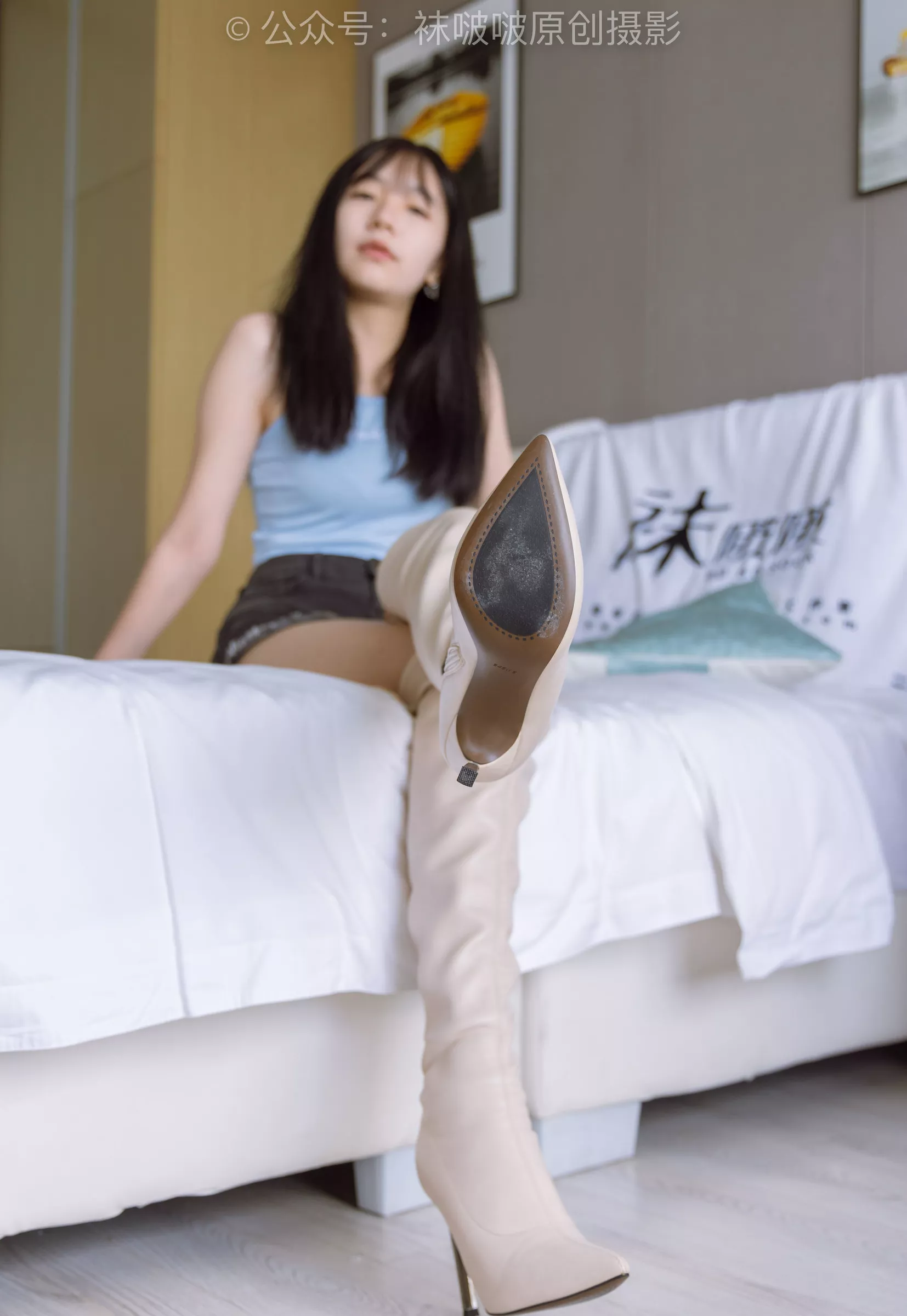 高跟长靴、白棉袜、裸足【178P】 No.174 BoBoSocks袜啵啵 小甜豆 P.35