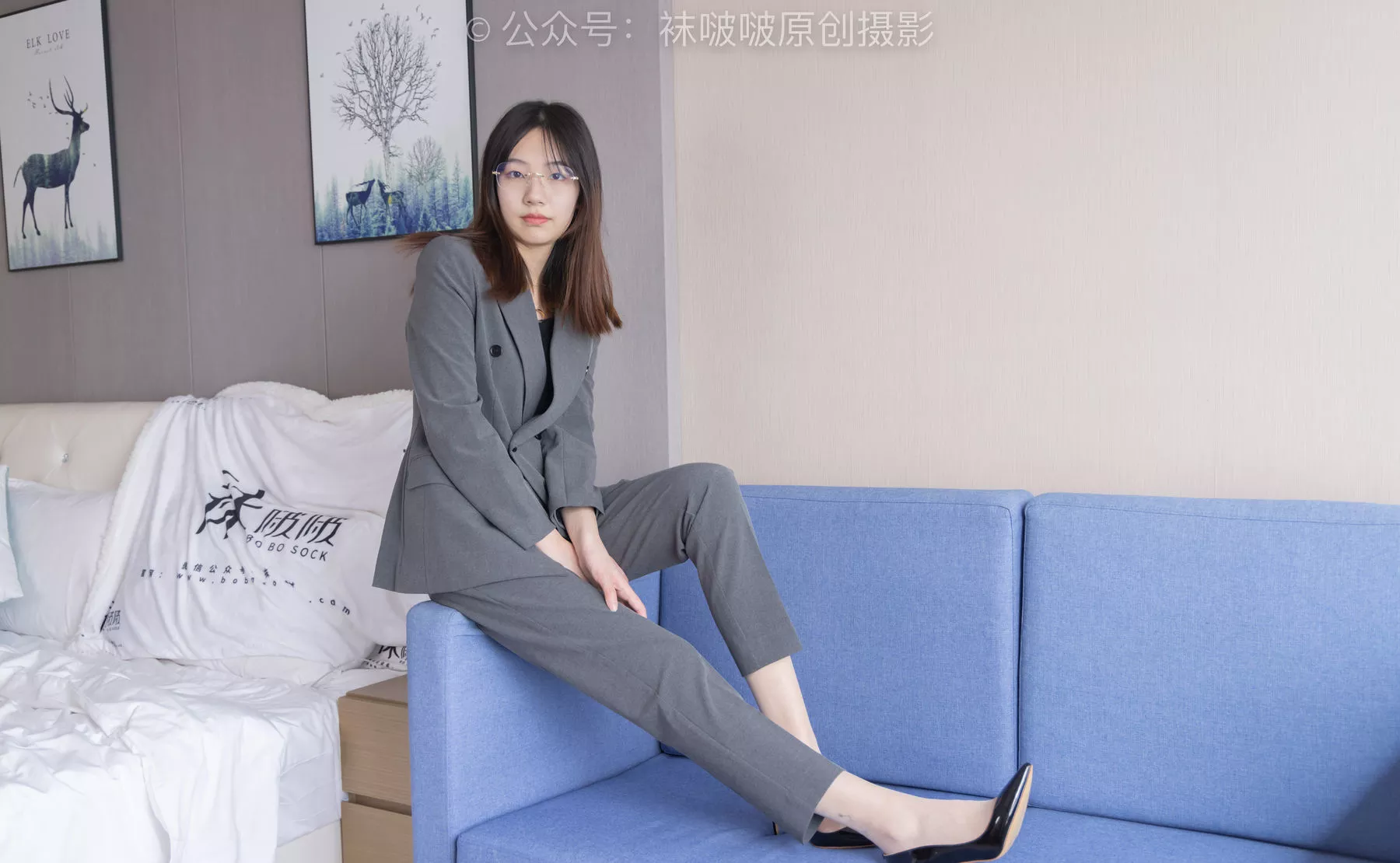 BoBoSocks袜啵啵 小甜豆 No.172 高跟鞋、肉丝、ol风【139P】 P.1