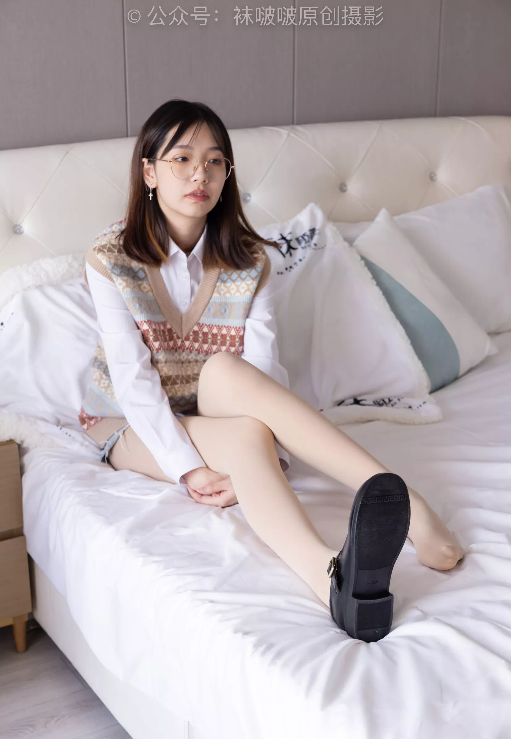 BoBoSocks袜啵啵 黑皮鞋、厚黑丝、厚肉丝【145P】 No.169 小甜豆 P.3