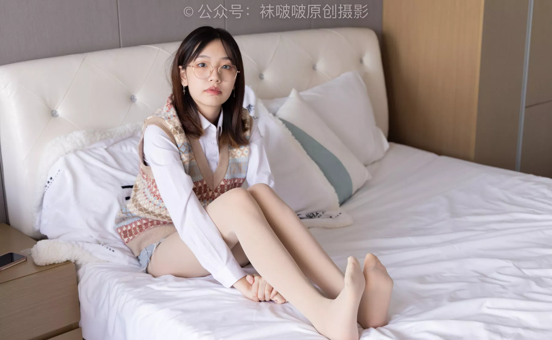 BoBoSocks袜啵啵 黑皮鞋、厚黑丝、厚肉丝【145P】 小甜豆 No.169 P.1