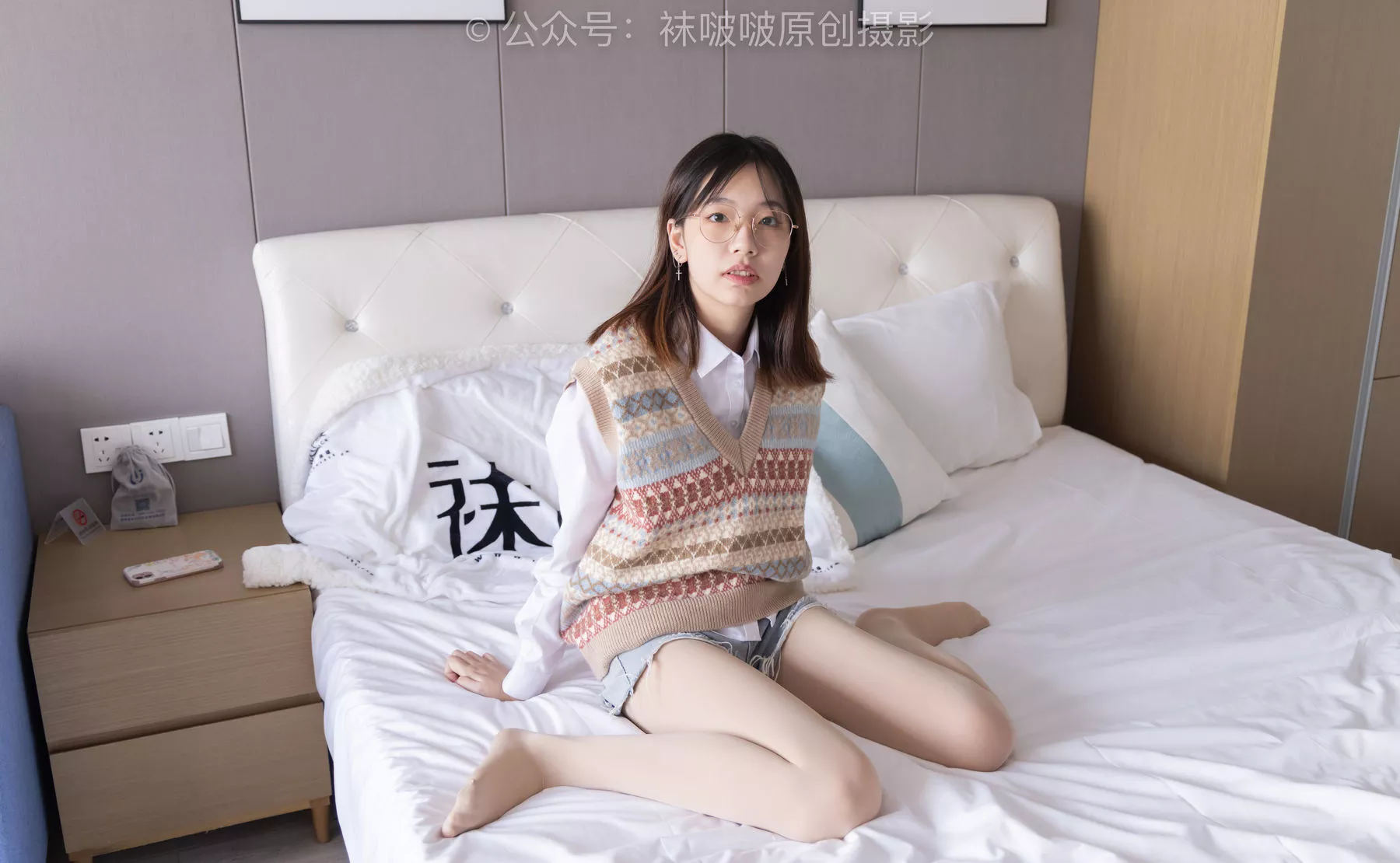小甜豆 黑皮鞋、厚黑丝、厚肉丝【145P】 BoBoSocks袜啵啵 No.169 P.15