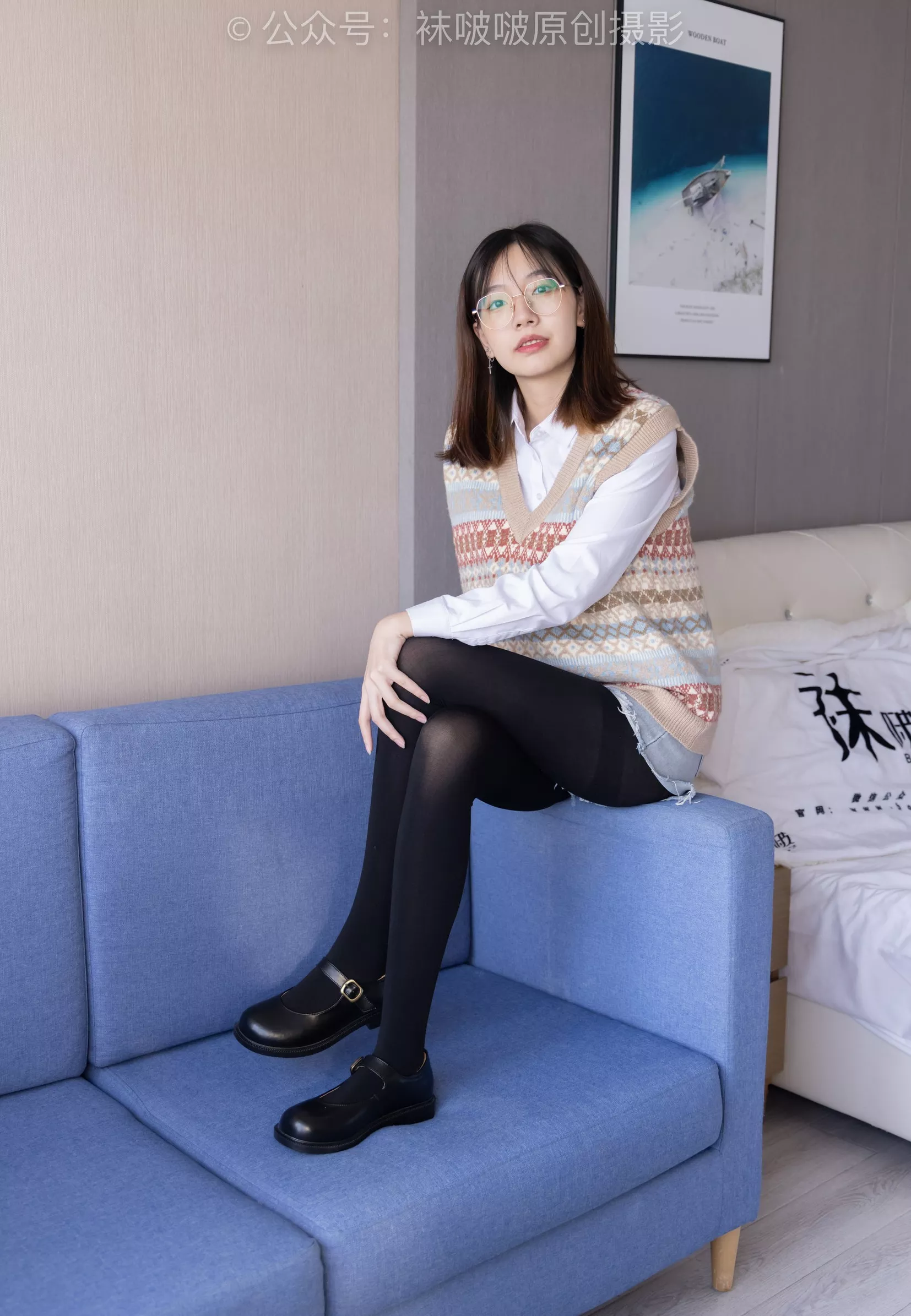 黑皮鞋、厚黑丝、厚肉丝【145P】 BoBoSocks袜啵啵 No.169 小甜豆 P.18