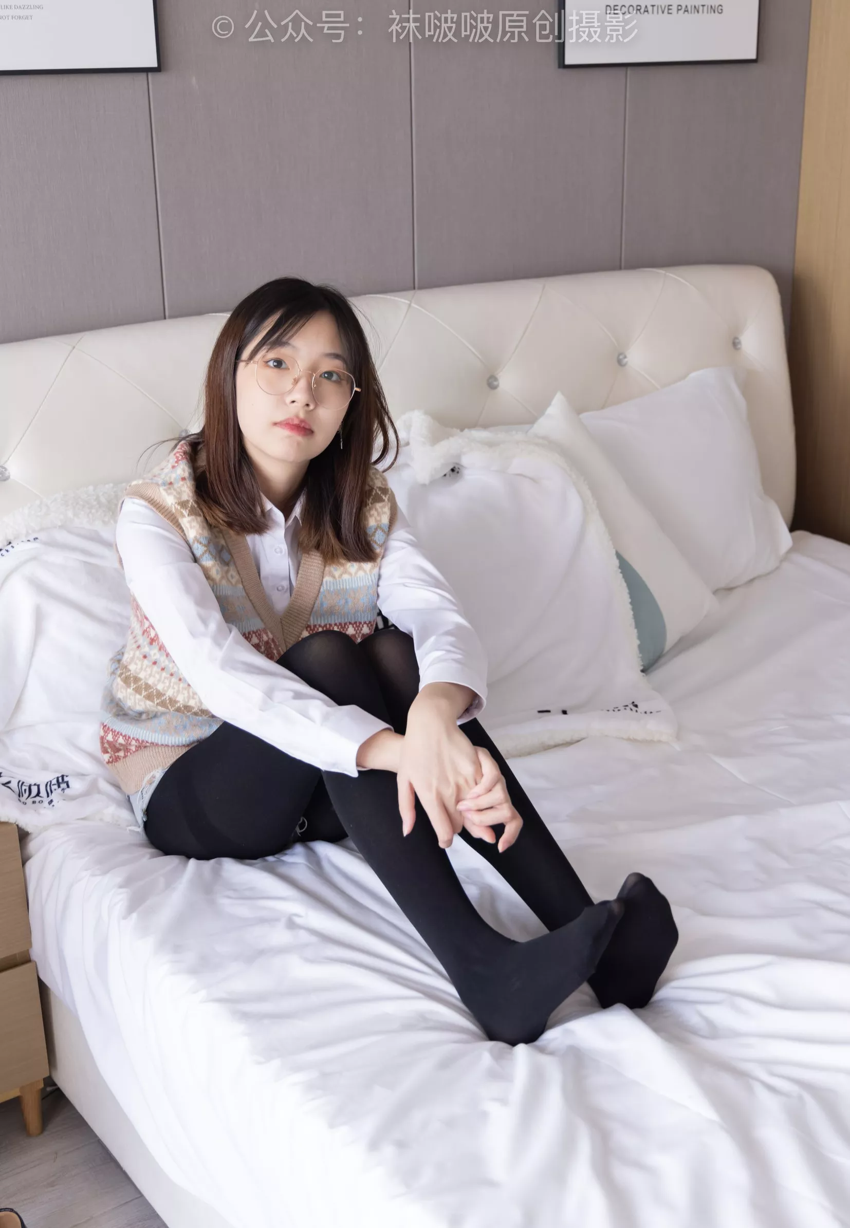 黑皮鞋、厚黑丝、厚肉丝【145P】 No.169 BoBoSocks袜啵啵 小甜豆 P.19