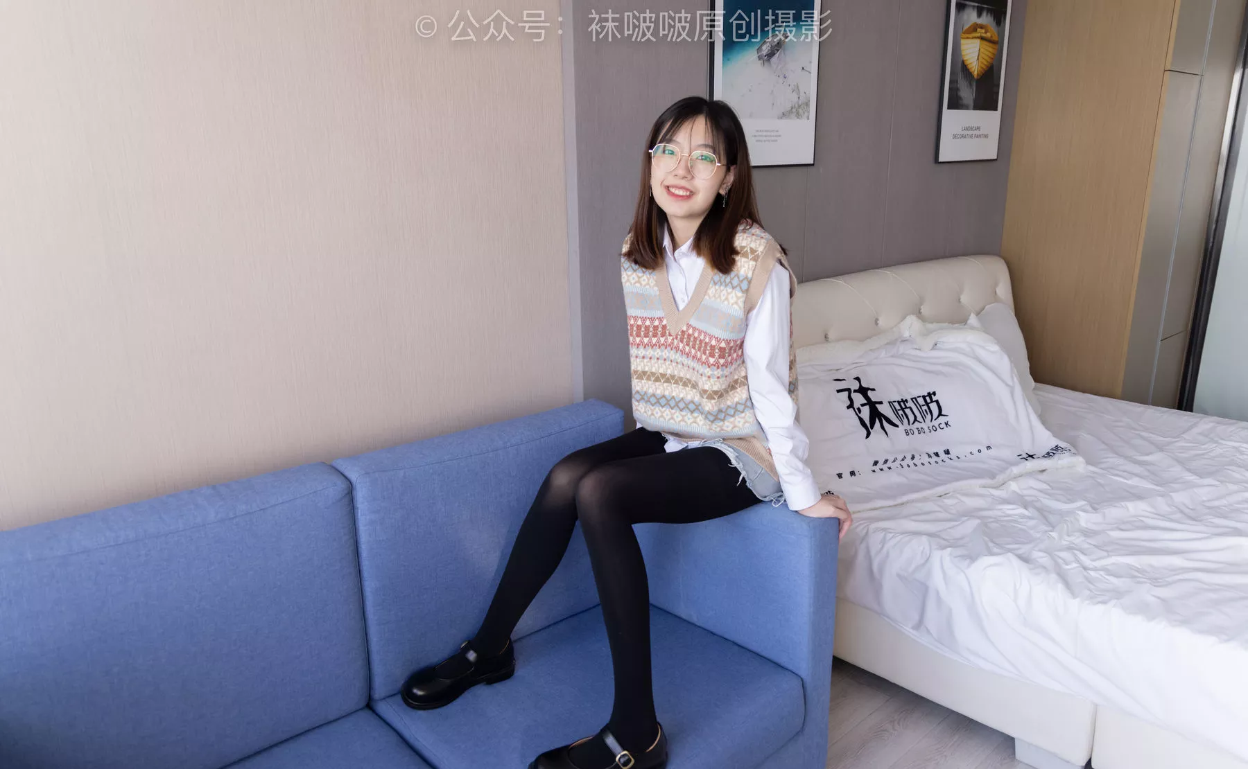 No.169 BoBoSocks袜啵啵 黑皮鞋、厚黑丝、厚肉丝【145P】 小甜豆 P.22