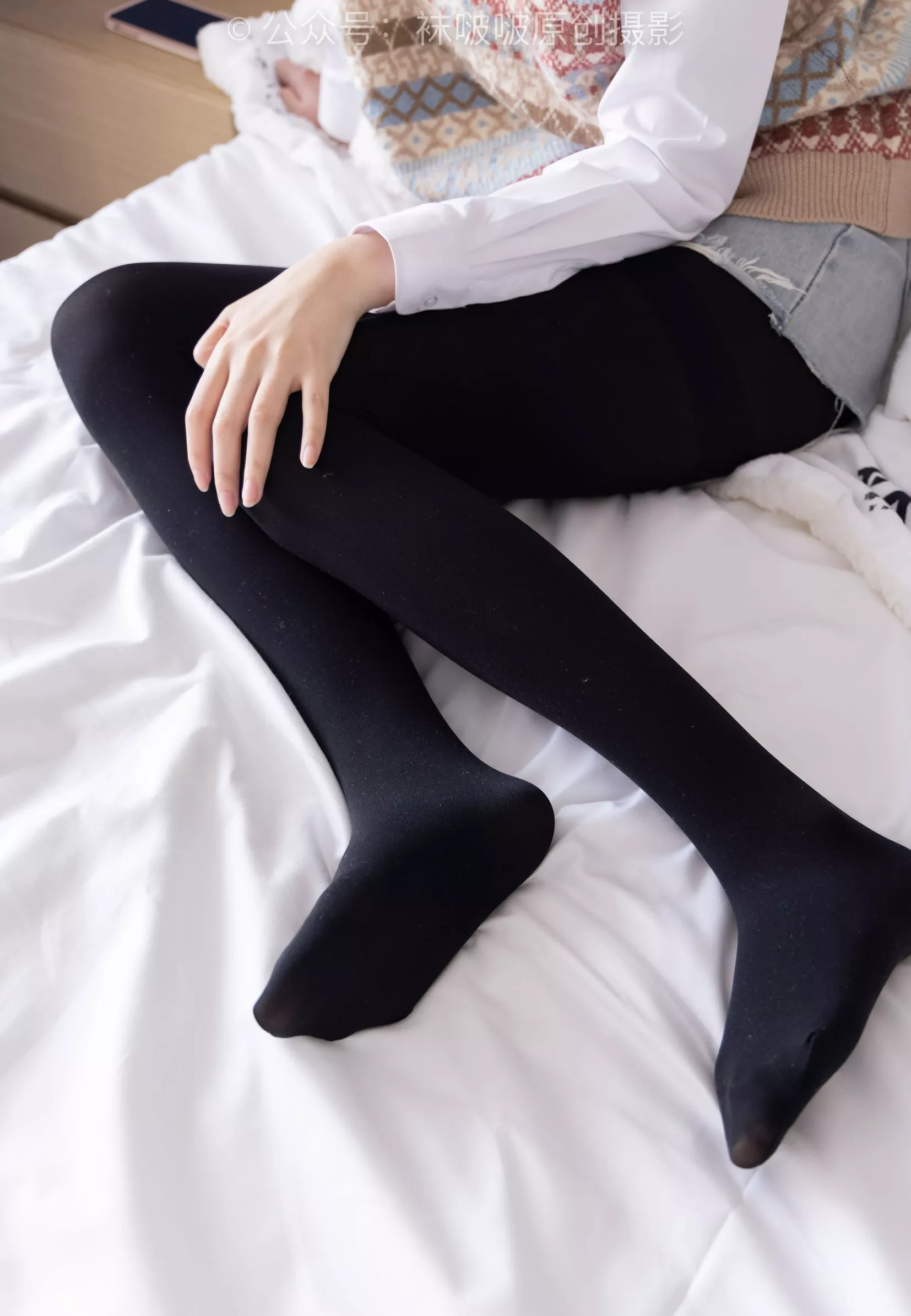 No.169 黑皮鞋、厚黑丝、厚肉丝【145P】 BoBoSocks袜啵啵 小甜豆 P.25