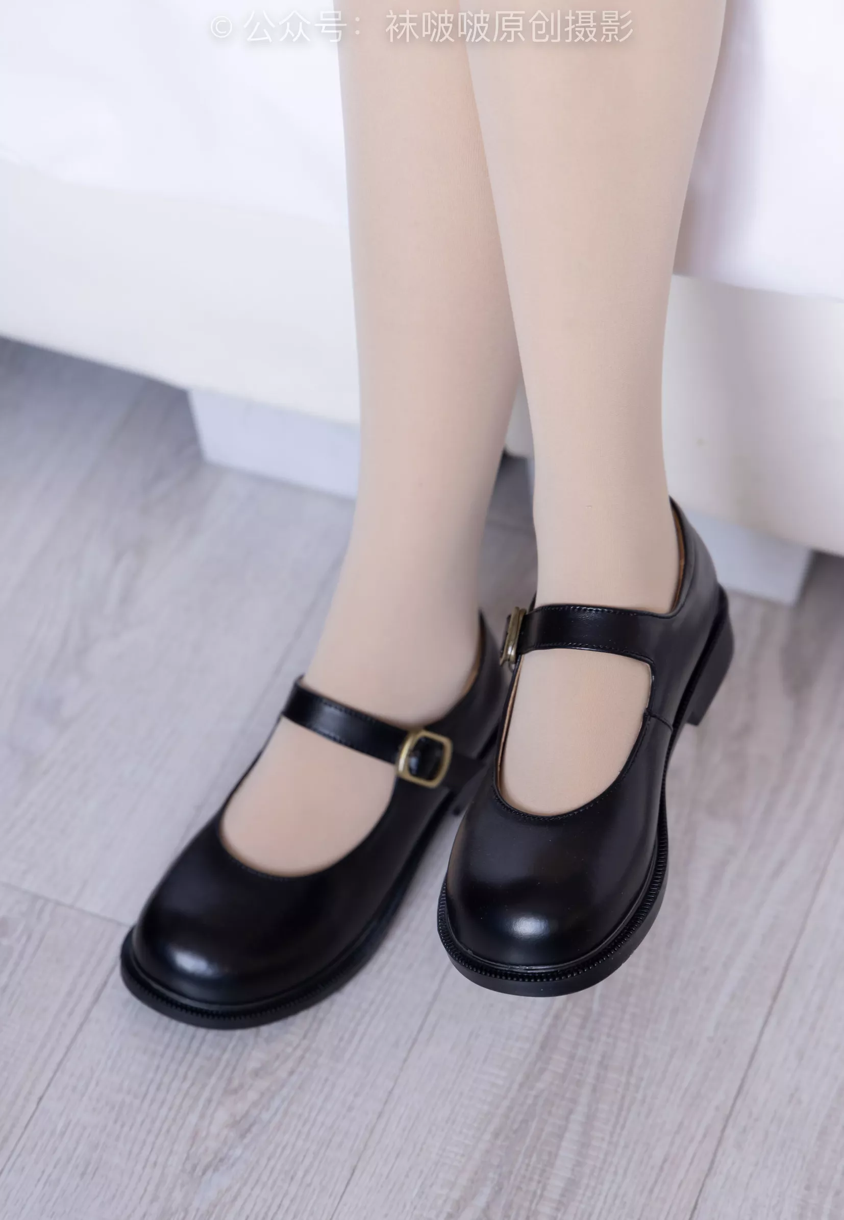 BoBoSocks袜啵啵 No.169 黑皮鞋、厚黑丝、厚肉丝【145P】 小甜豆 P.5