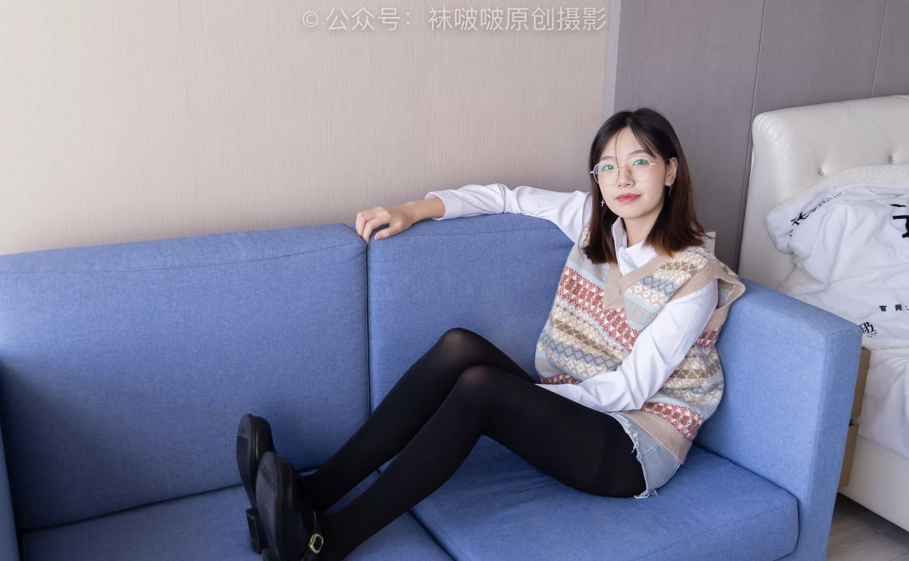 黑皮鞋、厚黑丝、厚肉丝【145P】 小甜豆 BoBoSocks袜啵啵 No.169 P.29