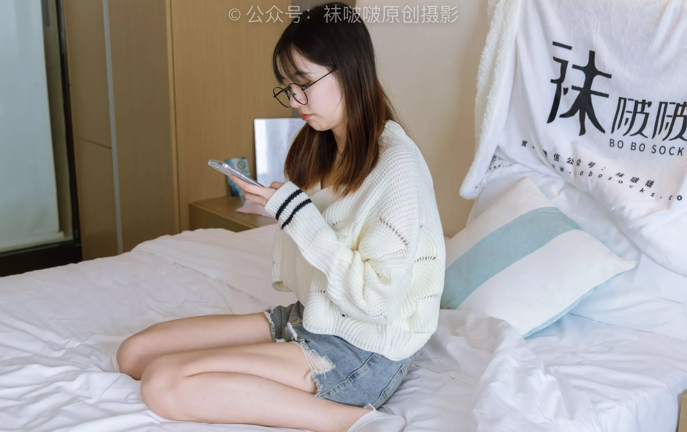 No.222 长靴、白棉袜、裸足【180P】 小甜豆 BoBoSocks袜啵啵 P.19