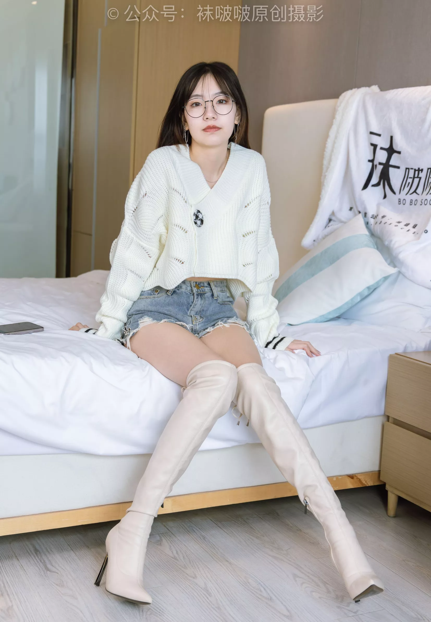 No.222 长靴、白棉袜、裸足【180P】 BoBoSocks袜啵啵 小甜豆 P.20