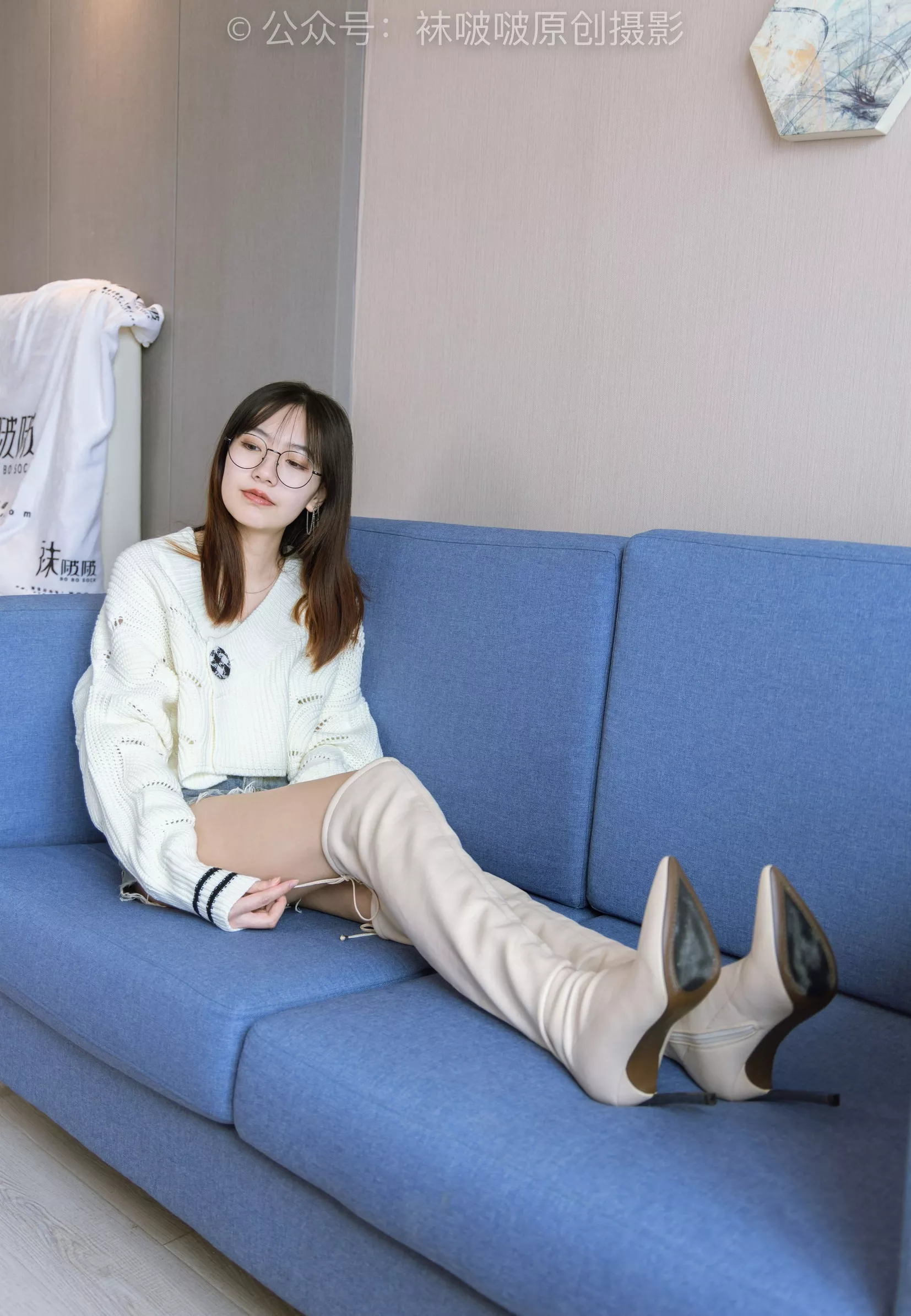 BoBoSocks袜啵啵 小甜豆 长靴、白棉袜、裸足【180P】 No.222 P.22