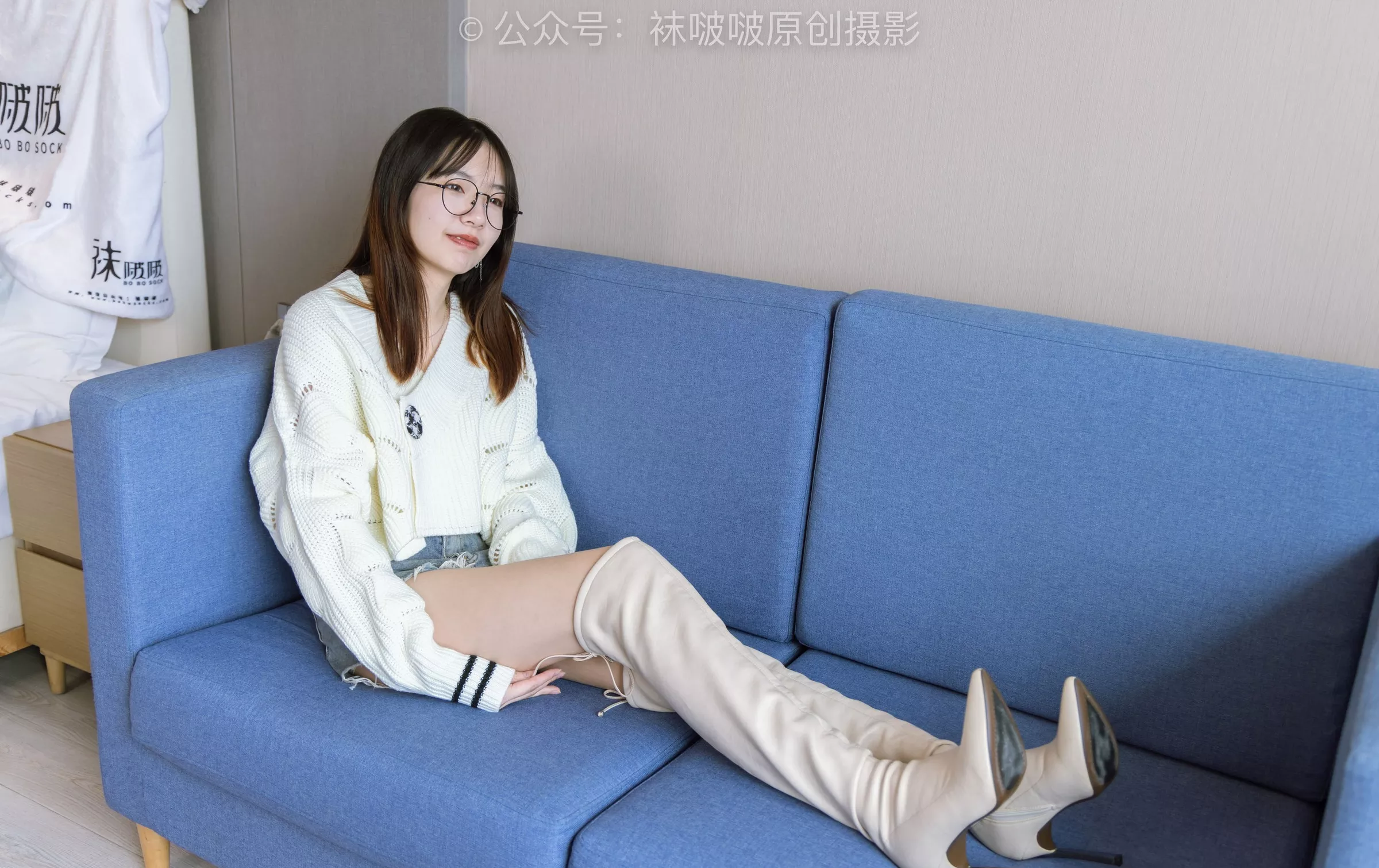 BoBoSocks袜啵啵 小甜豆 长靴、白棉袜、裸足【180P】 No.222 P.22