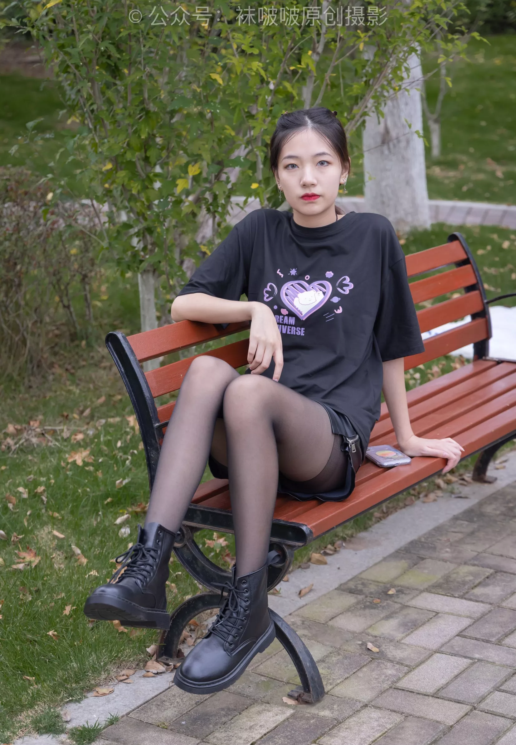 小甜豆 马丁靴、黑丝【133P】 No.221 BoBoSocks袜啵啵 P.26
