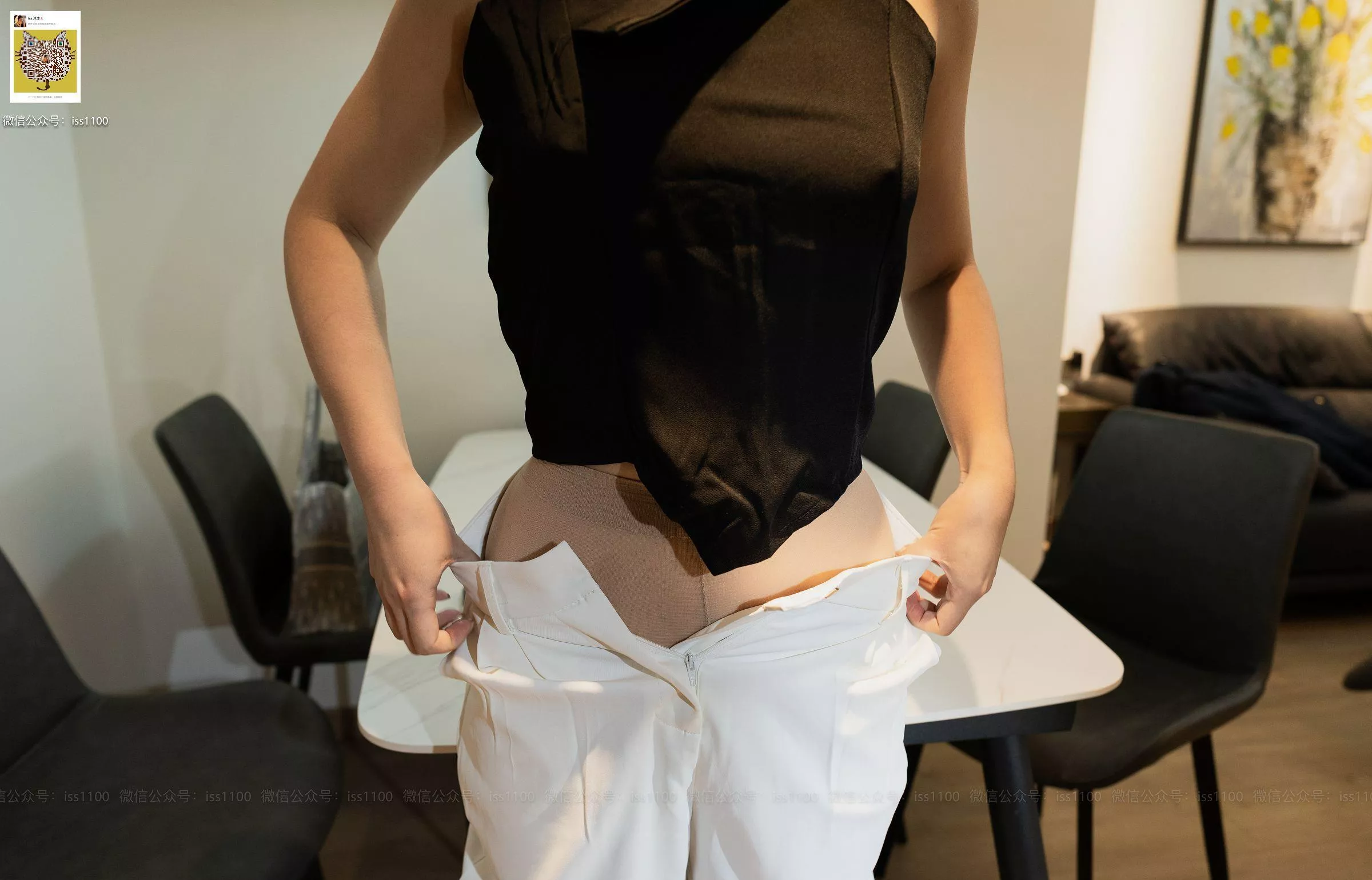 【ISS系列】 脚尖加固 丝袜美腿写真 No.28 姗姗 P.11