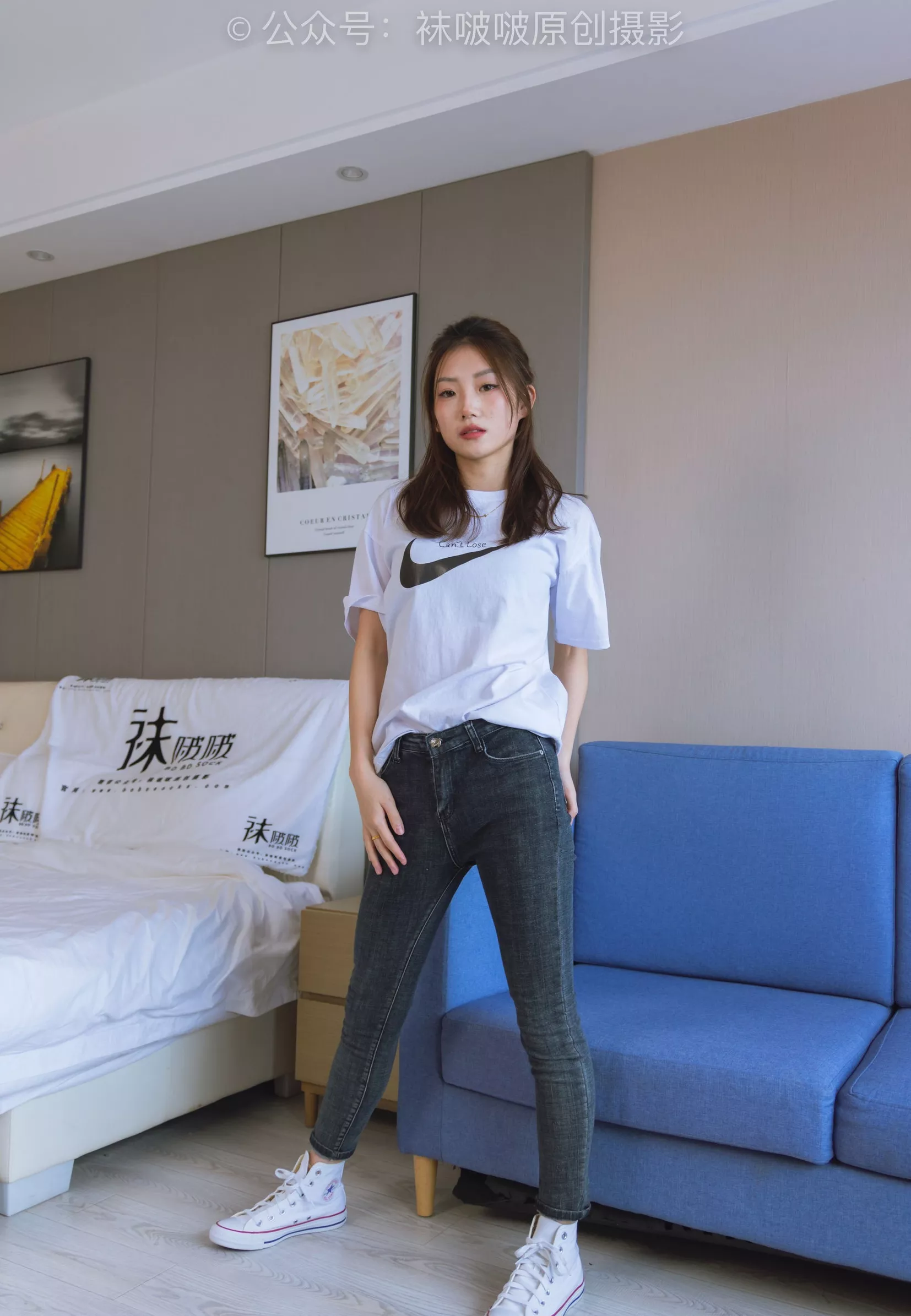 两双板鞋、短肉丝、裸足【140P】 BoBoSocks袜啵啵 No.220 小沫 P.16