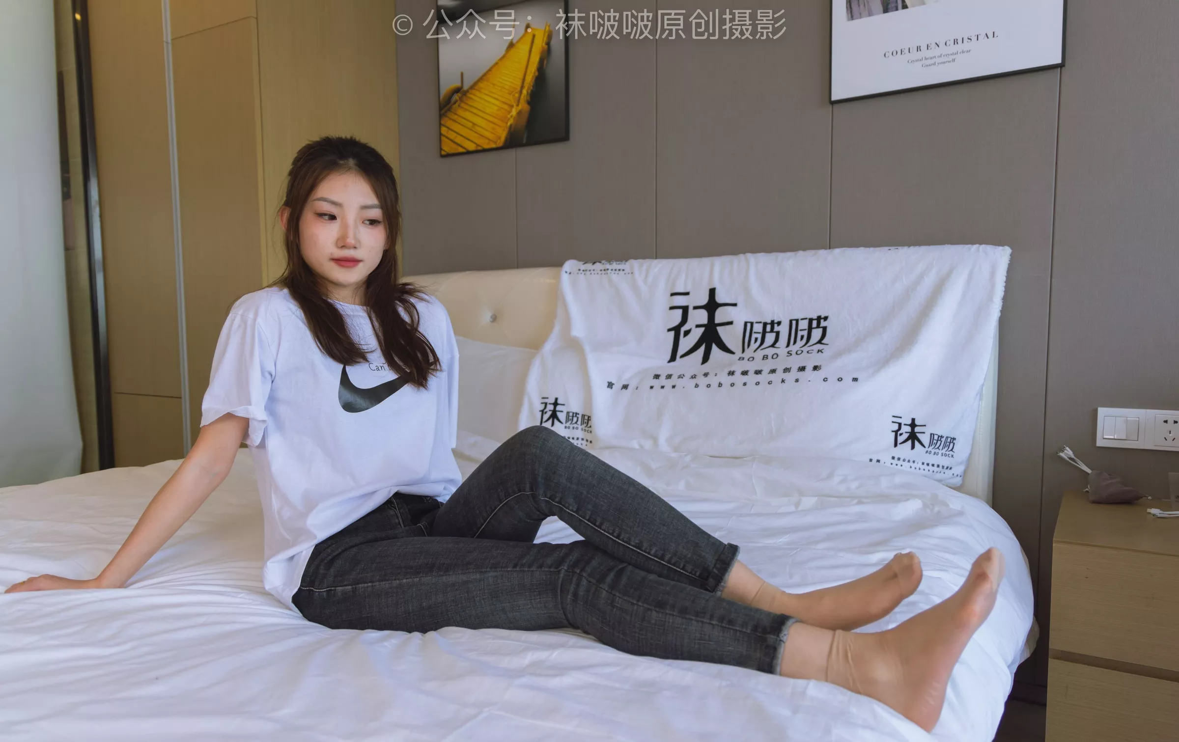 小沫 BoBoSocks袜啵啵 两双板鞋、短肉丝、裸足【140P】 No.220 P.24