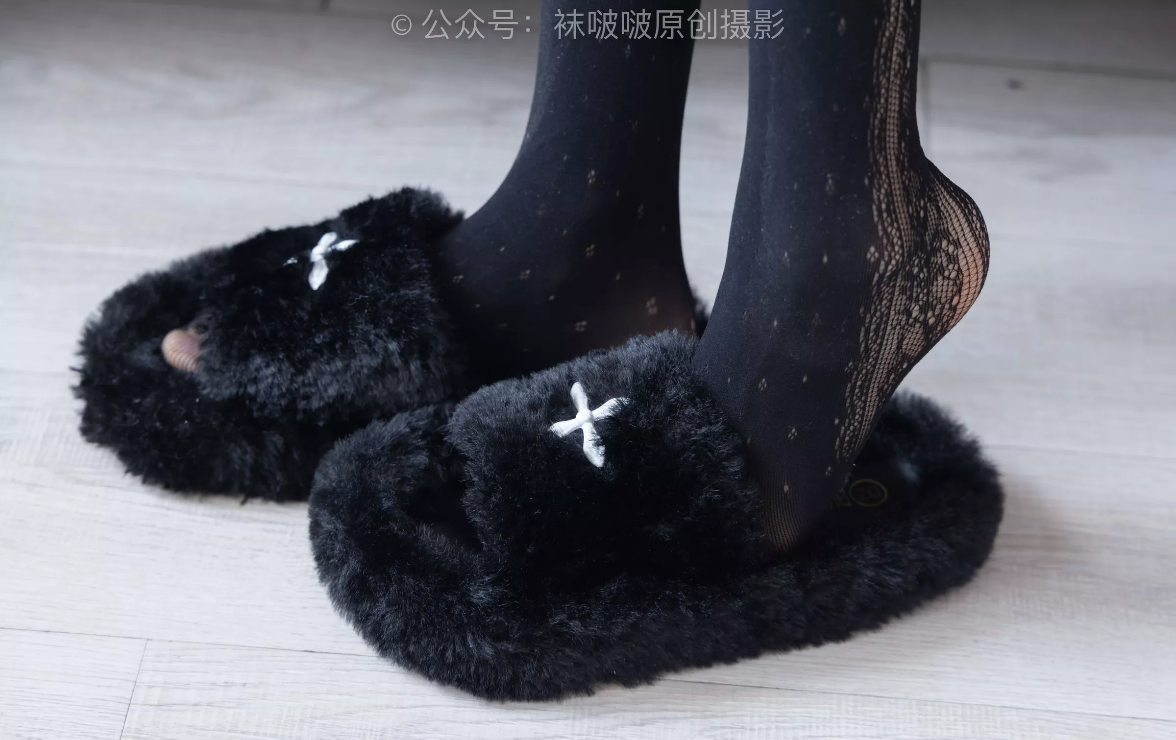 稚予 BoBoSocks袜啵啵 No.219 板鞋、拖鞋、厚黑丝、蕾丝黑丝【140P】 P.14