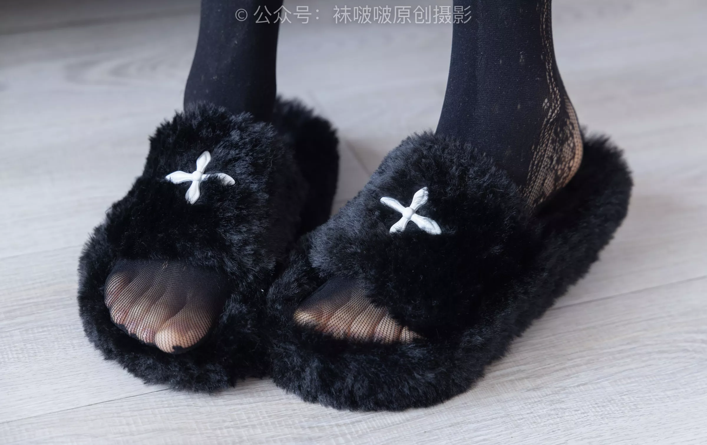 稚予 No.219 板鞋、拖鞋、厚黑丝、蕾丝黑丝【140P】 BoBoSocks袜啵啵 P.18