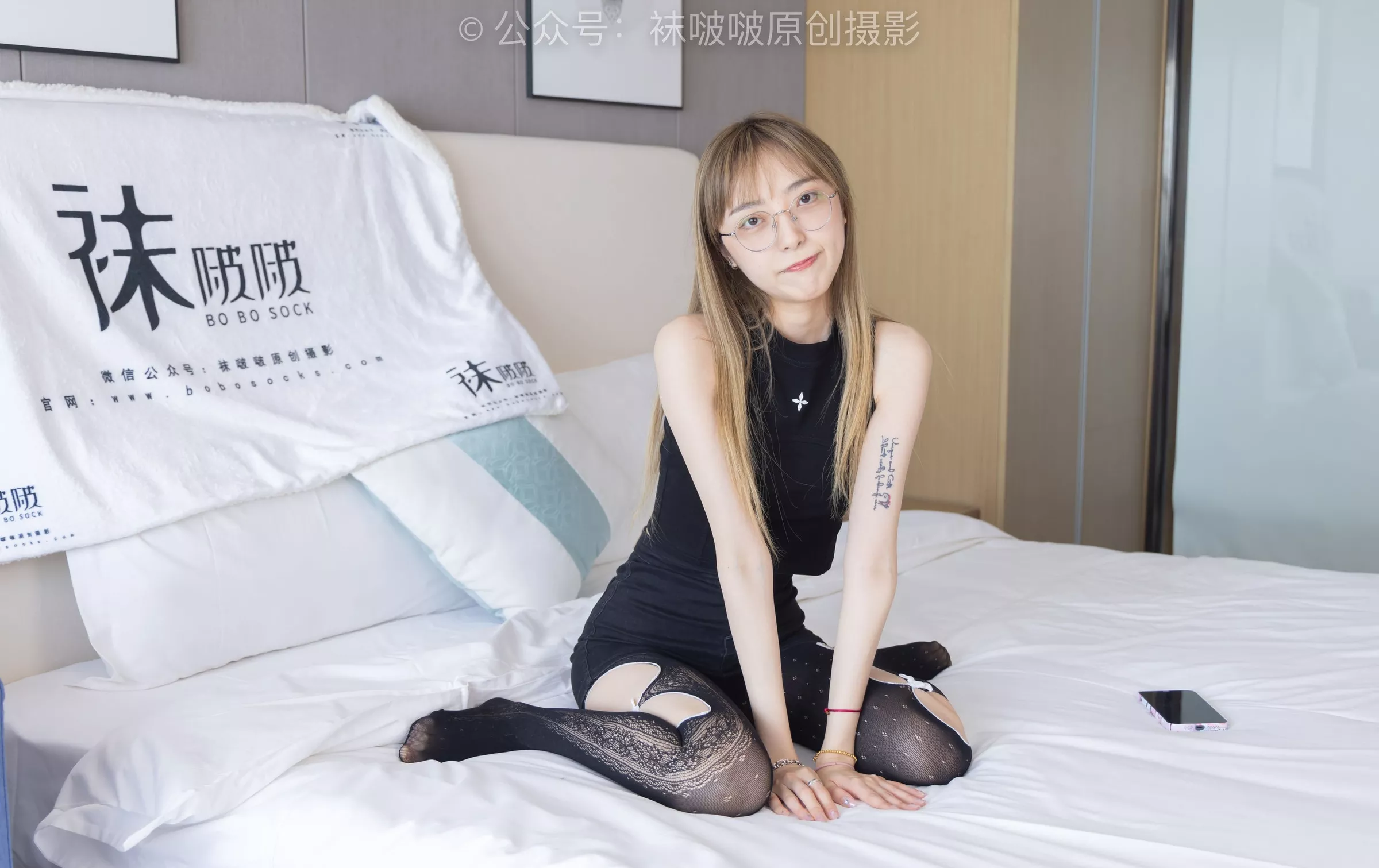稚予 No.219 板鞋、拖鞋、厚黑丝、蕾丝黑丝【140P】 BoBoSocks袜啵啵 P.18