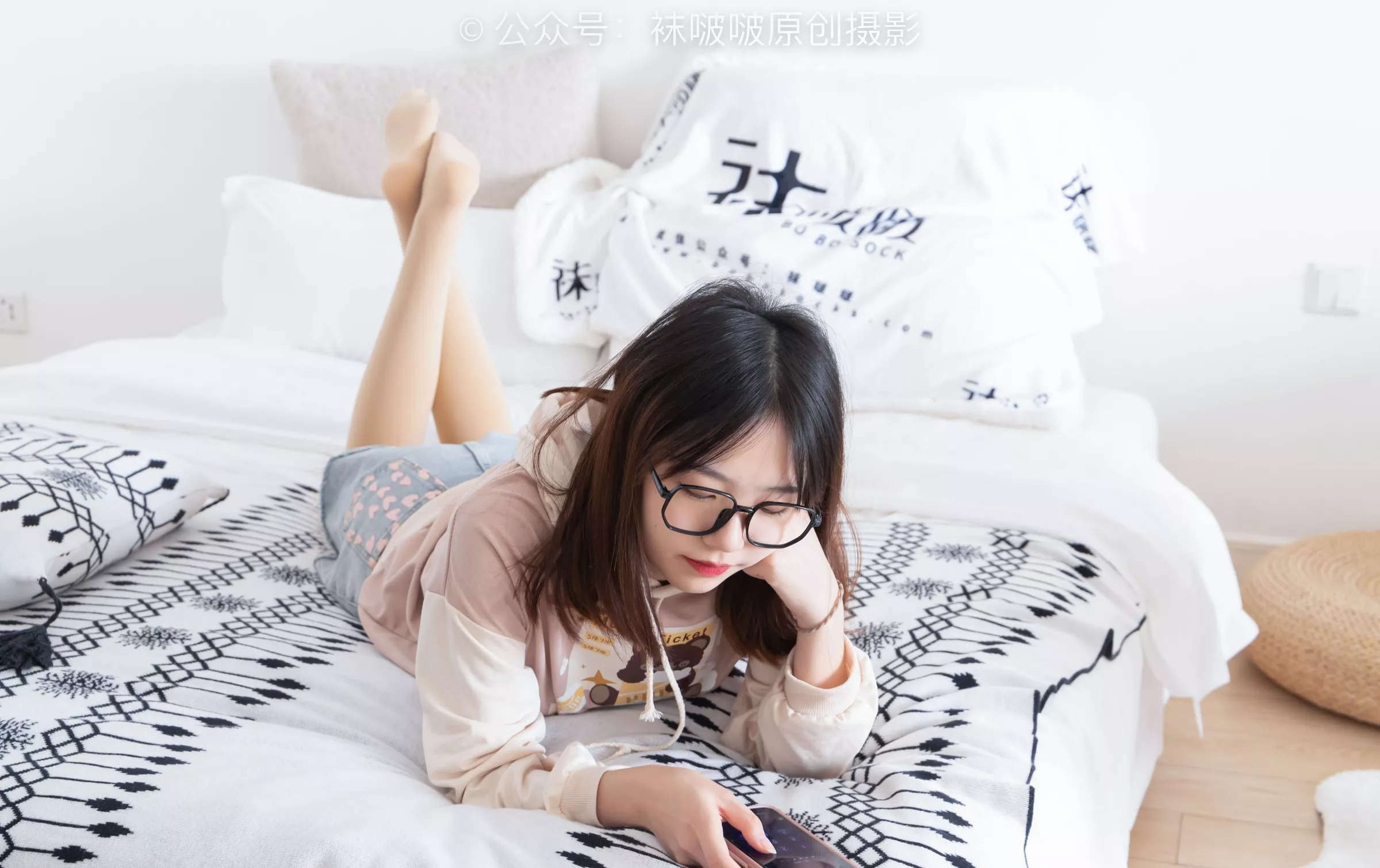 长靴、厚肉丝【140P】 BoBoSocks袜啵啵 小甜豆 No.218 P.1