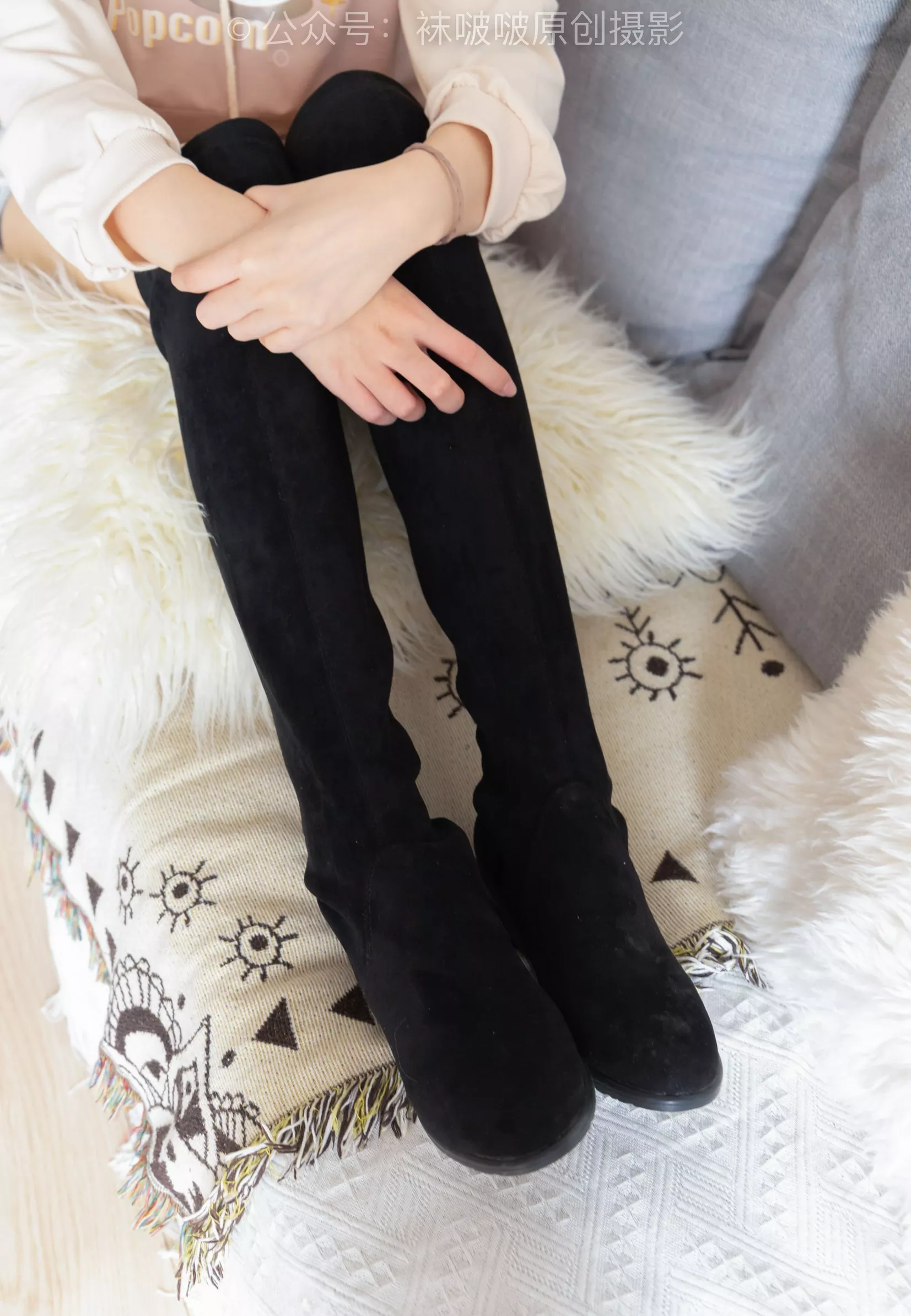 No.218 长靴、厚肉丝【140P】 BoBoSocks袜啵啵 小甜豆 P.19