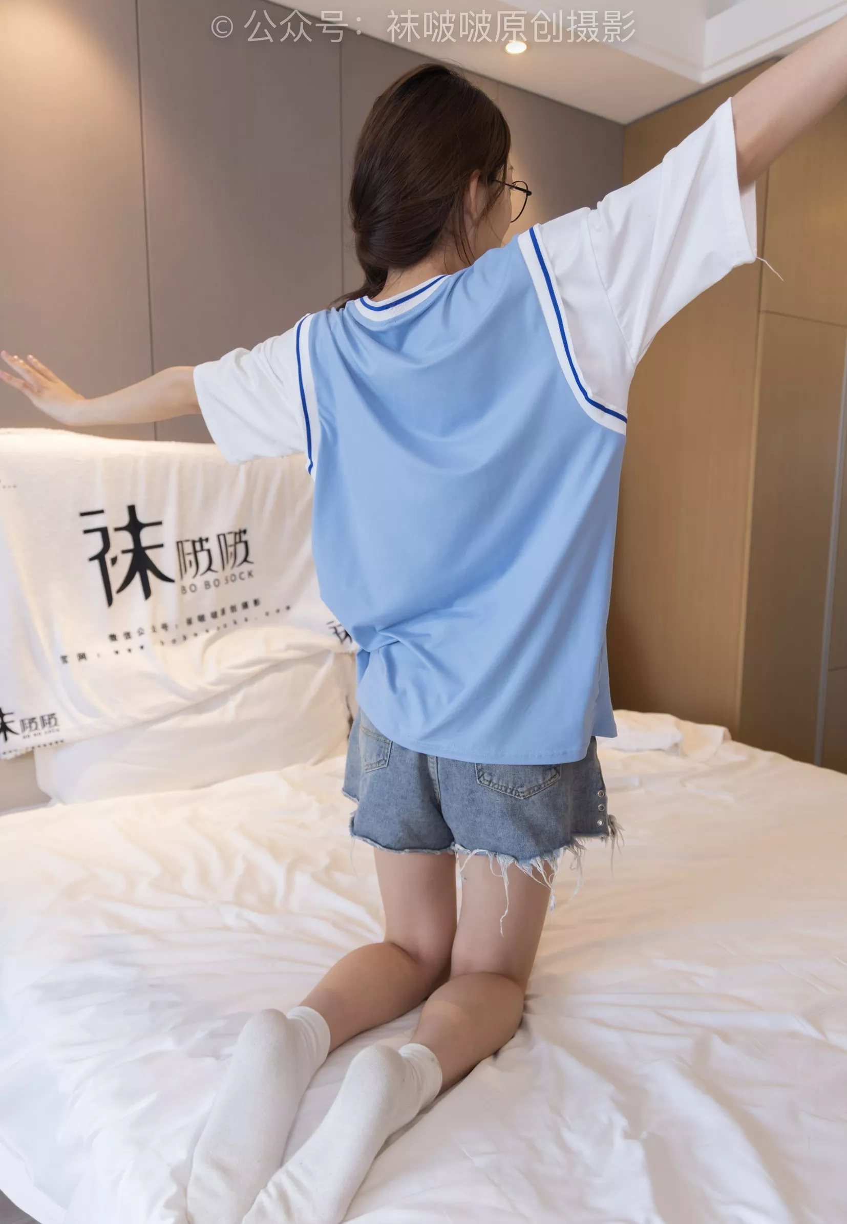 高跟鞋、皮鞋、短肉丝、自然穿脏白棉袜【150P】 小沫 BoBoSocks袜啵啵 No.217 P.2