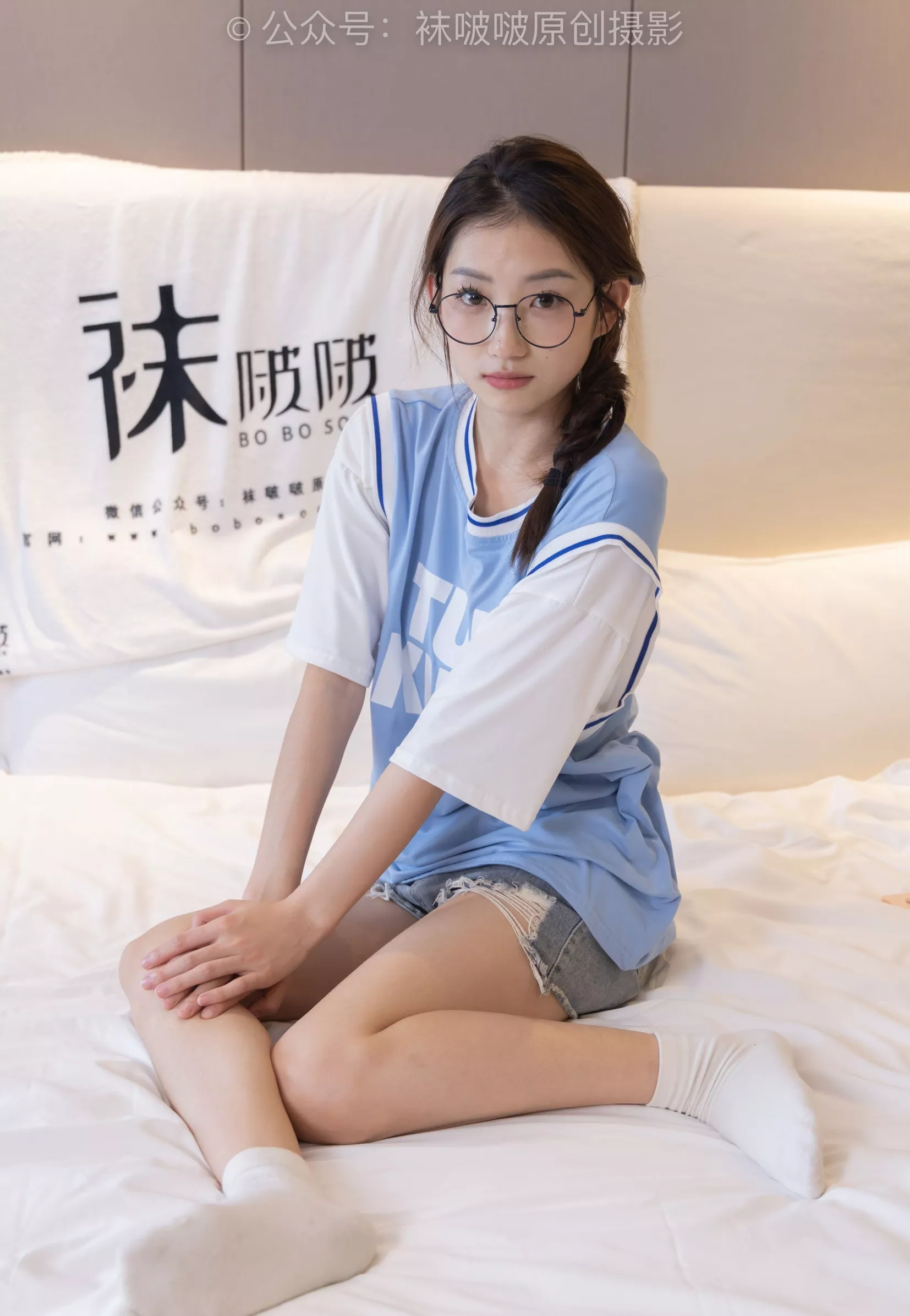 小沫 BoBoSocks袜啵啵 高跟鞋、皮鞋、短肉丝、自然穿脏白棉袜【150P】 No.217 P.7