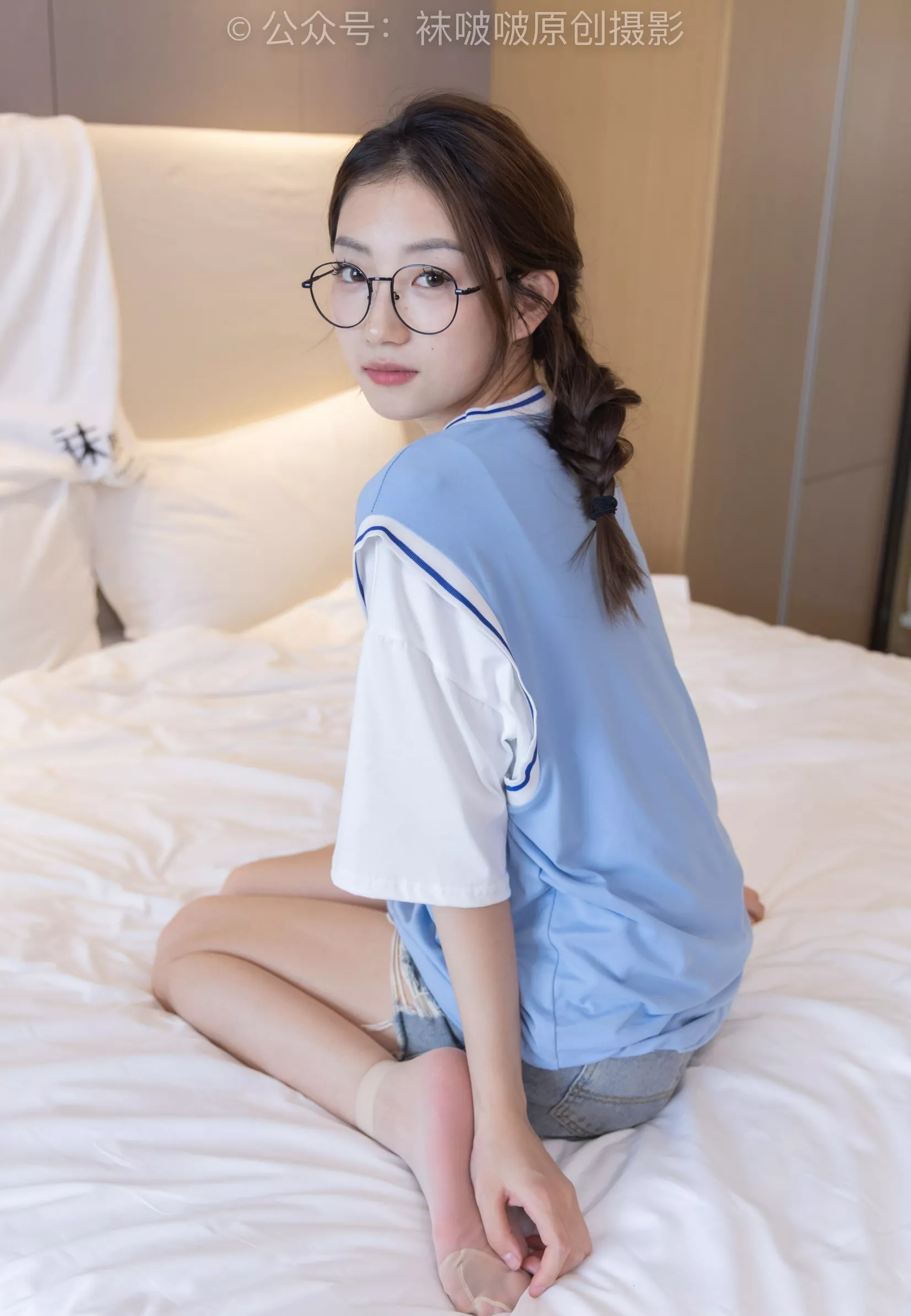 高跟鞋、皮鞋、短肉丝、自然穿脏白棉袜【150P】 No.217 小沫 BoBoSocks袜啵啵 P.20