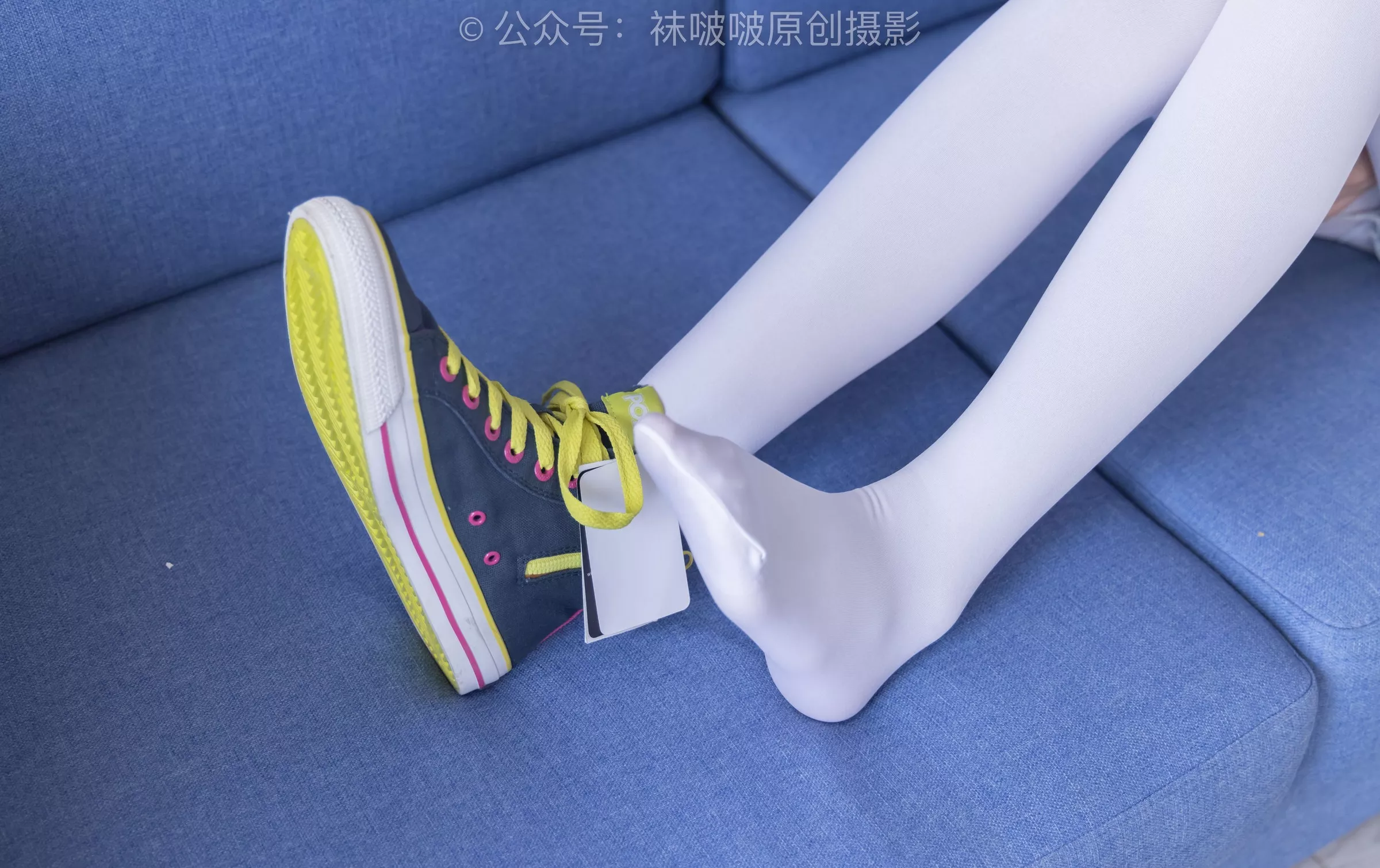 三双帆布鞋板鞋、厚白丝、黑丝【144P】 No.215 BoBoSocks袜啵啵 小甜豆 P.19