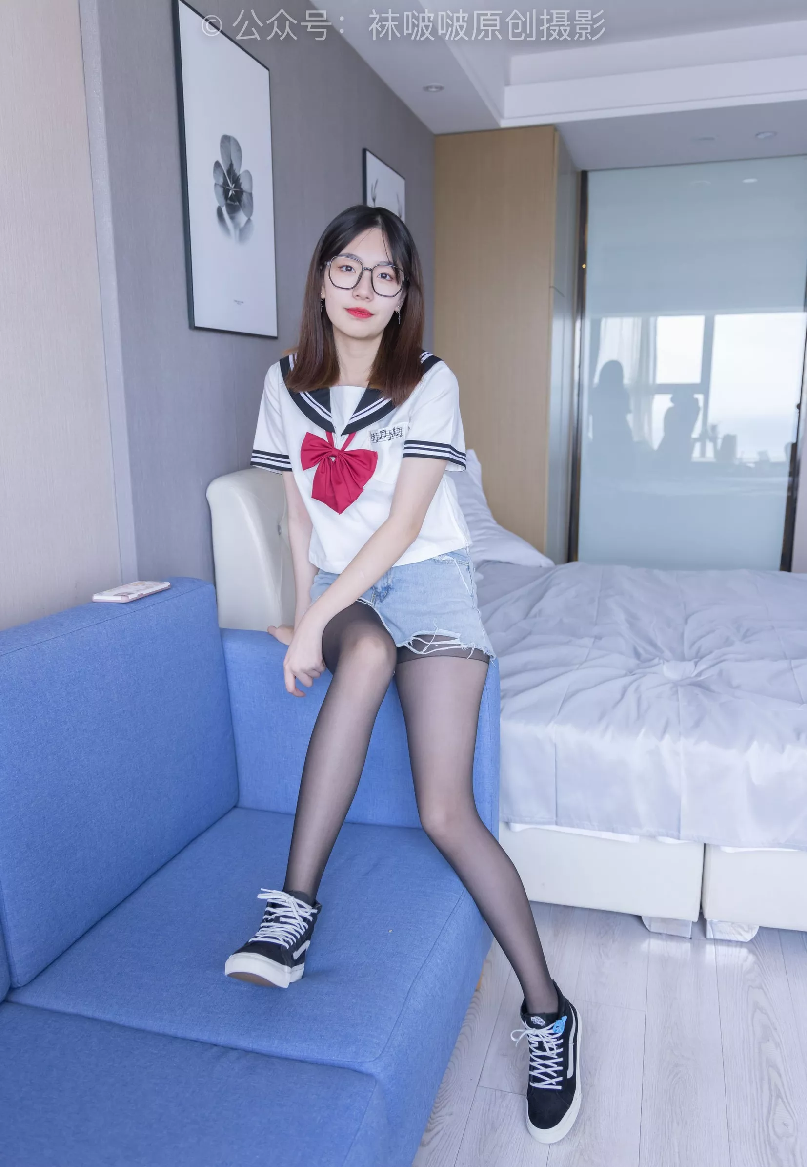 BoBoSocks袜啵啵 三双帆布鞋板鞋、厚白丝、黑丝【144P】 No.215 小甜豆 P.27