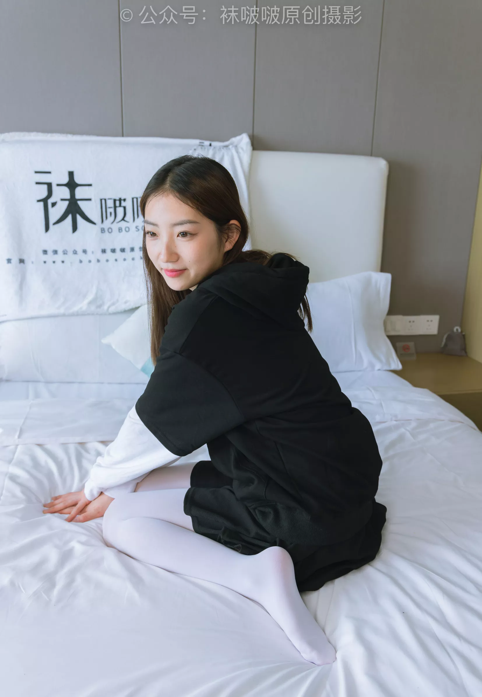 BoBoSocks袜啵啵 小沫 黑色运动鞋、厚白丝【142P】 No.214 P.7