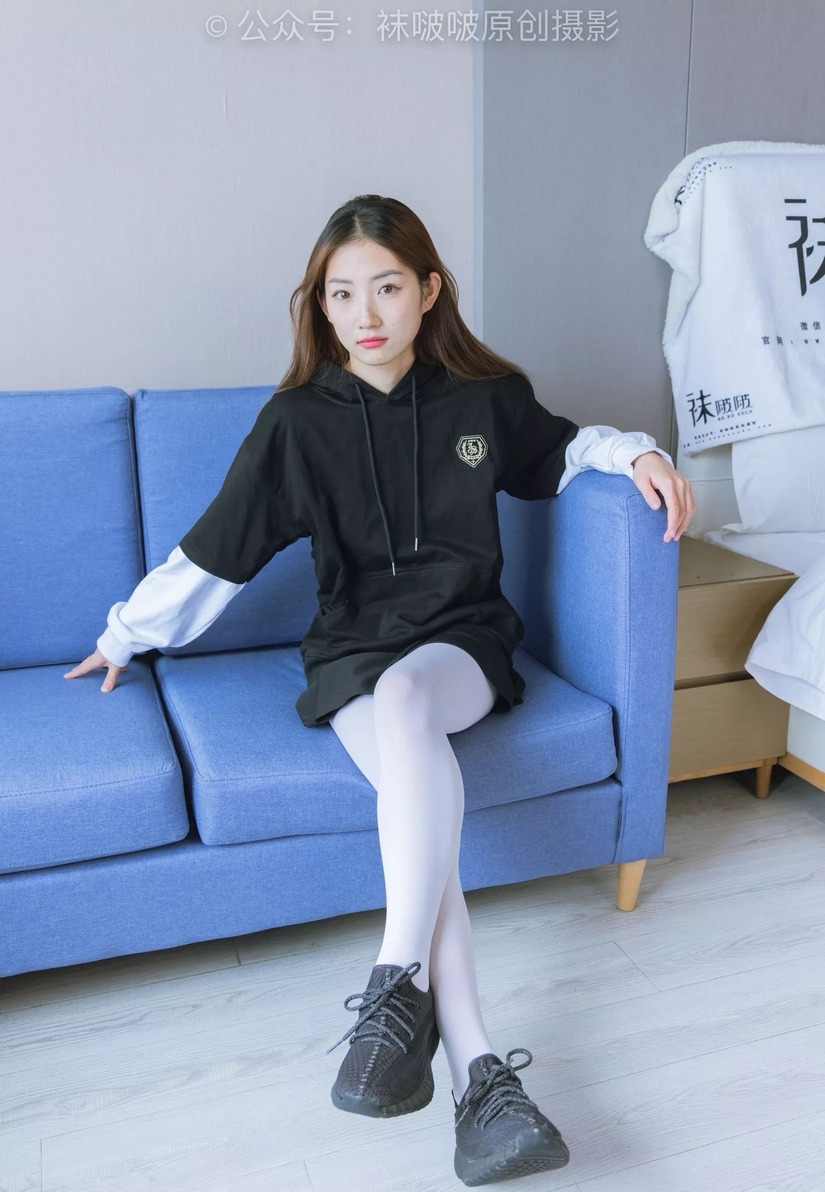 BoBoSocks袜啵啵 黑色运动鞋、厚白丝【142P】 No.214 小沫 P.14