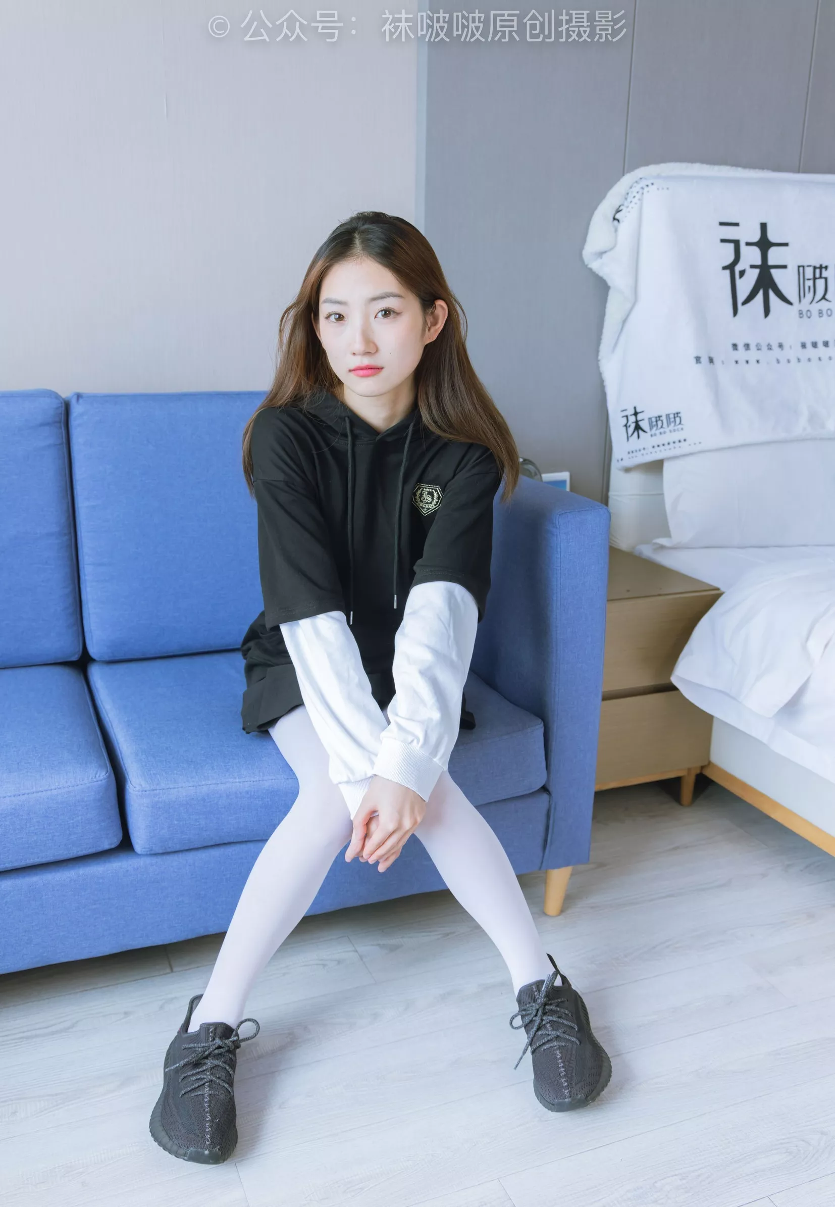 BoBoSocks袜啵啵 黑色运动鞋、厚白丝【142P】 No.214 小沫 P.14