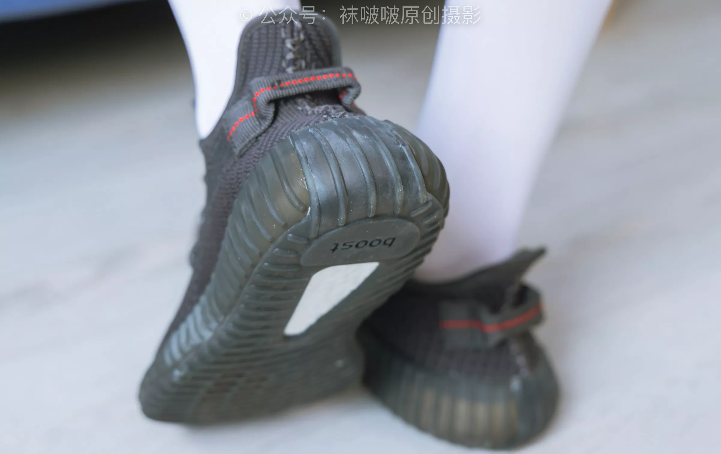 No.214 黑色运动鞋、厚白丝【142P】 BoBoSocks袜啵啵 小沫 P.18