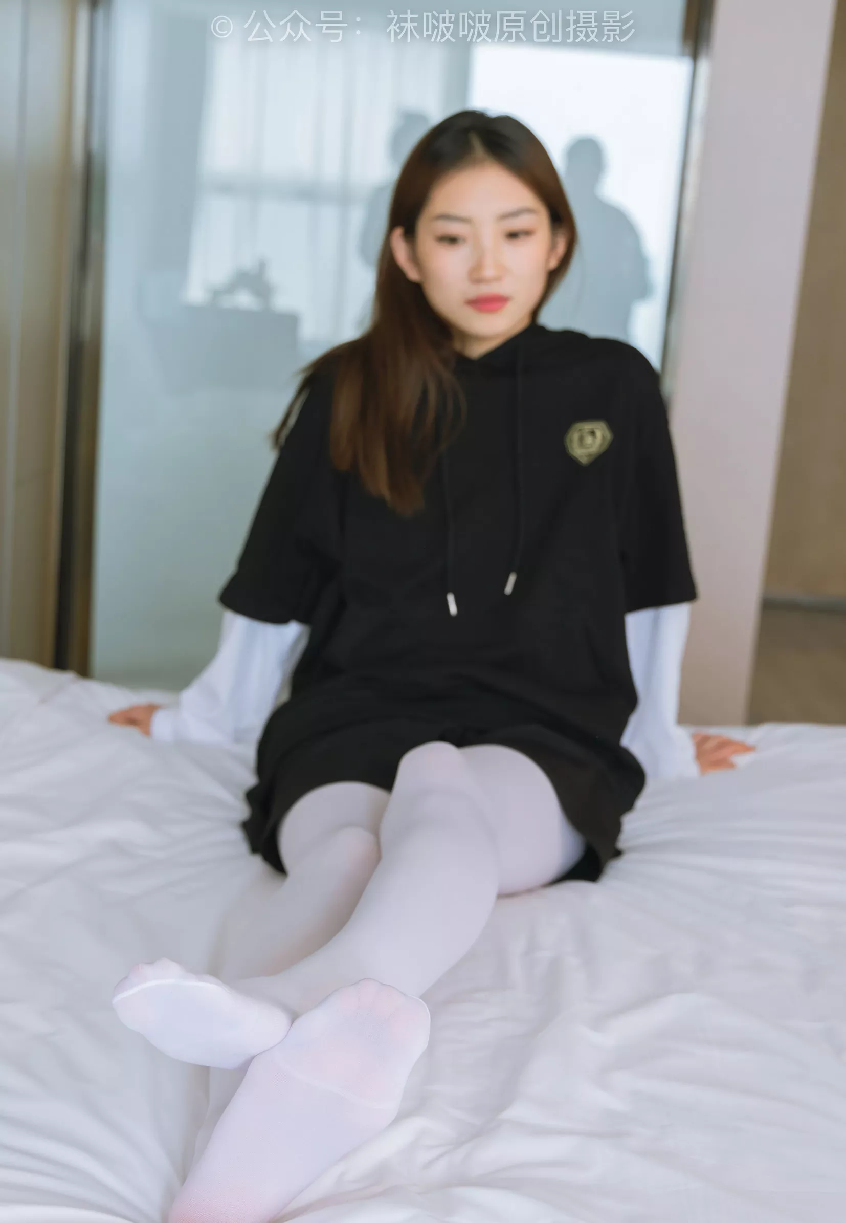 BoBoSocks袜啵啵 小沫 黑色运动鞋、厚白丝【142P】 No.214 P.27