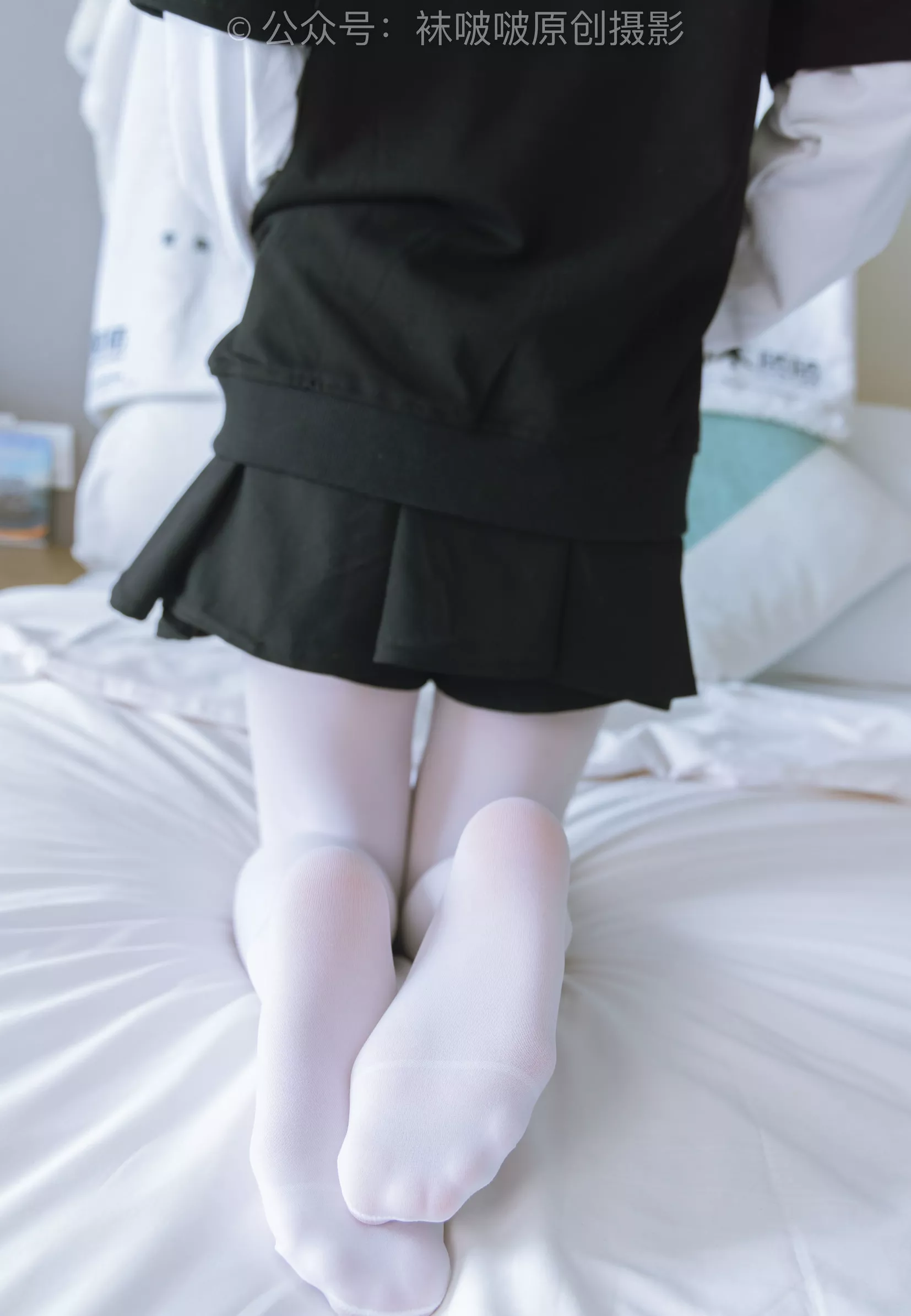 No.214 BoBoSocks袜啵啵 小沫 黑色运动鞋、厚白丝【142P】 P.5