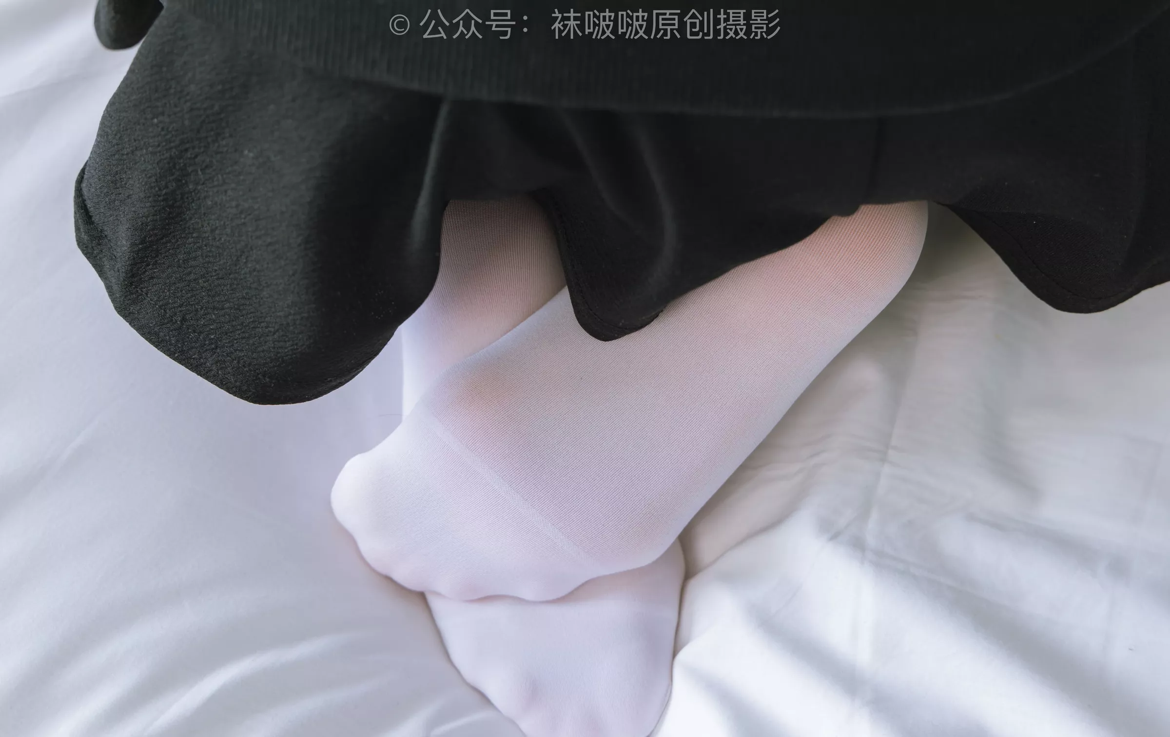 BoBoSocks袜啵啵 小沫 No.214 黑色运动鞋、厚白丝【142P】 P.25