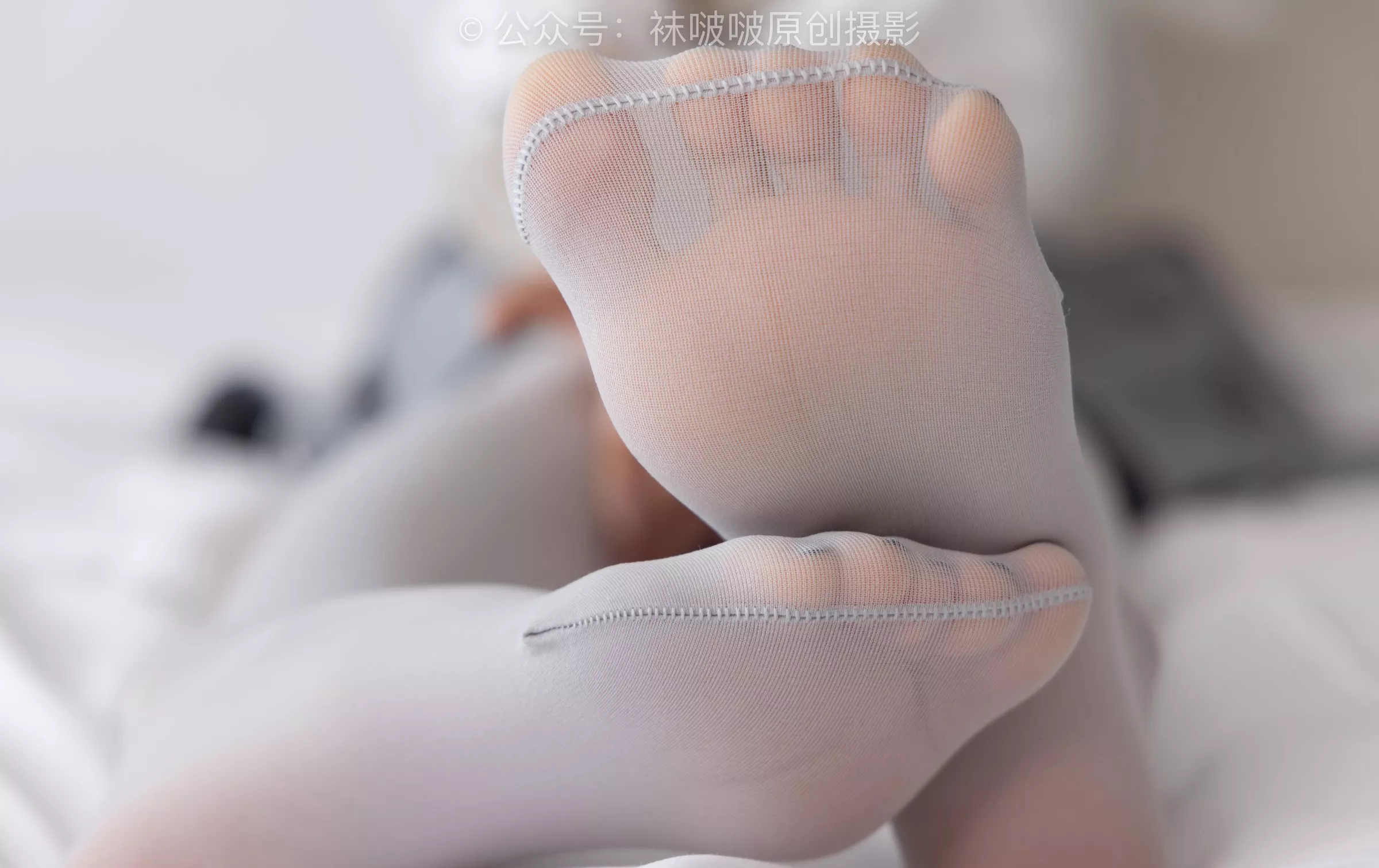 稚予 黑皮鞋、厚灰丝【140P】 BoBoSocks袜啵啵 No.213 P.4