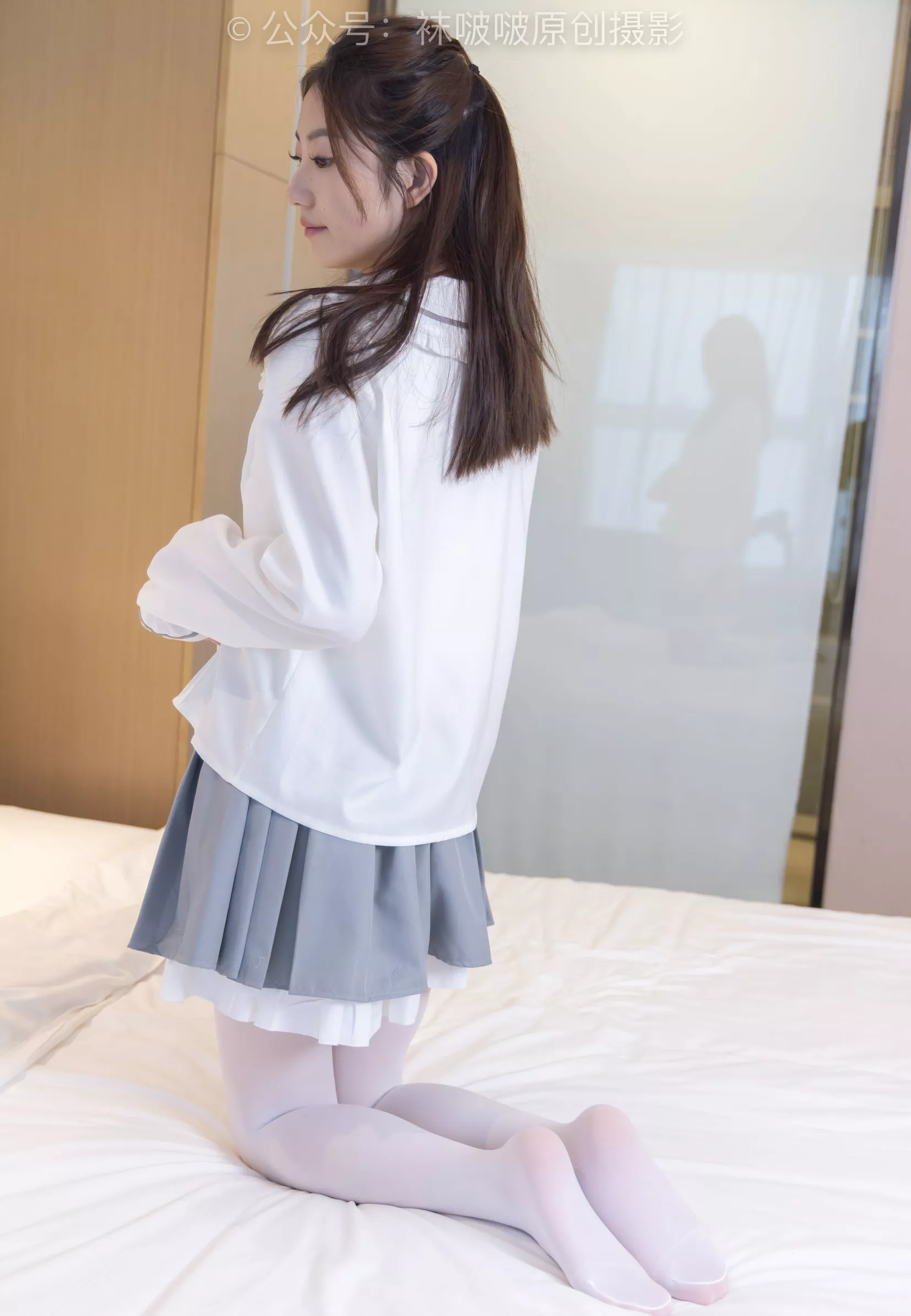高跟鞋、厚白丝【142P】 BoBoSocks袜啵啵 No.211 小沫 P.2