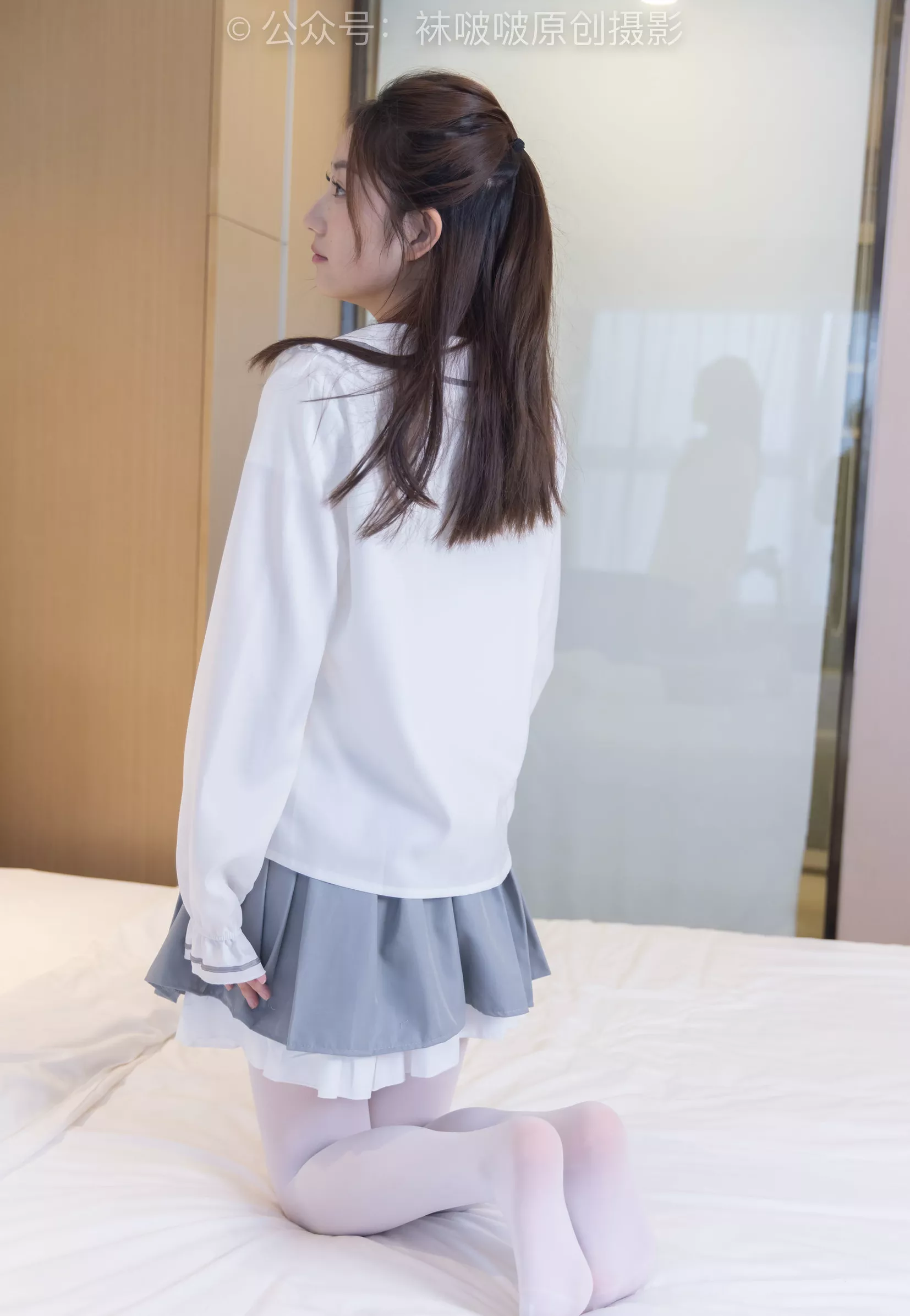 高跟鞋、厚白丝【142P】 BoBoSocks袜啵啵 No.211 小沫 P.3