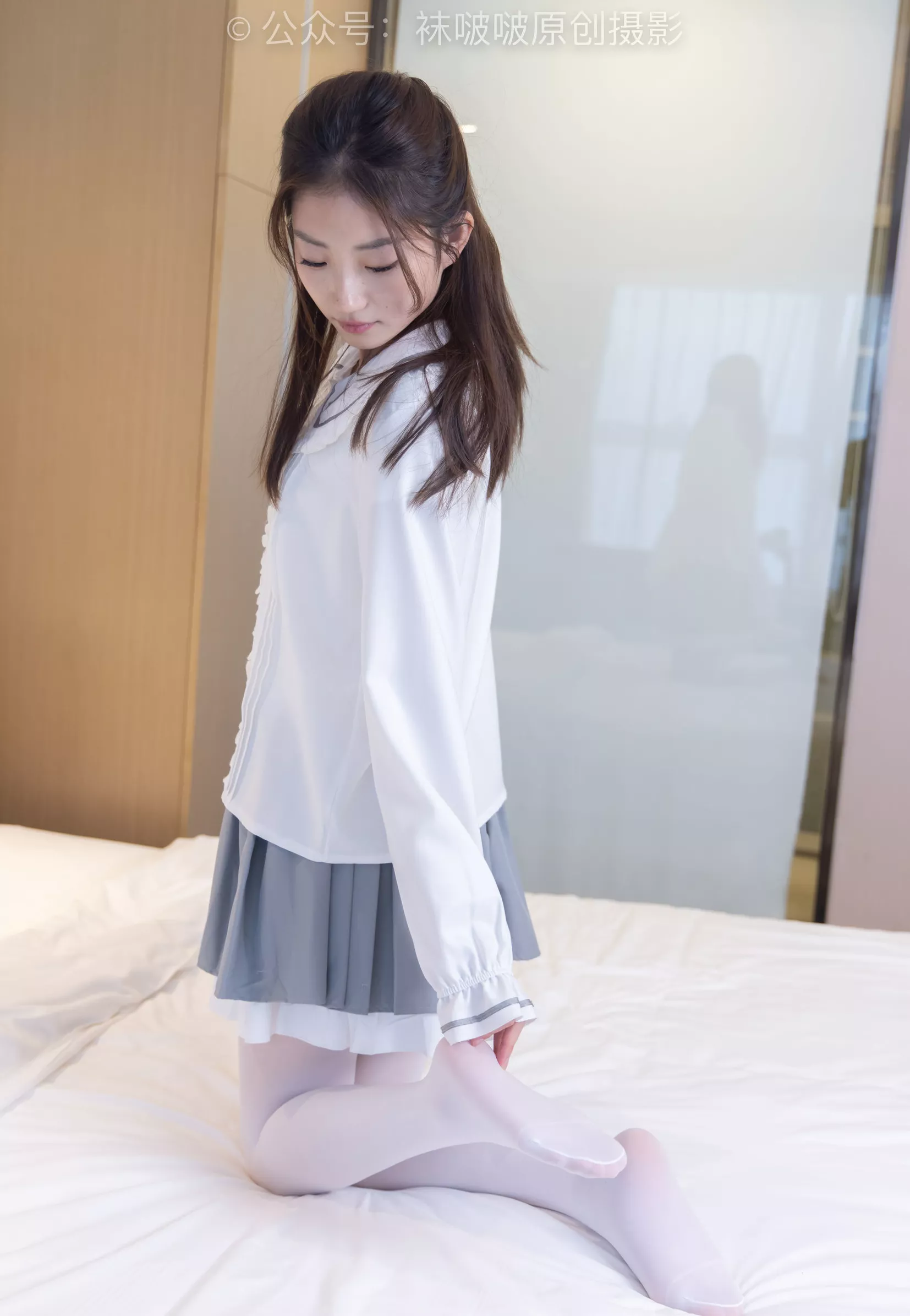 高跟鞋、厚白丝【142P】 BoBoSocks袜啵啵 No.211 小沫 P.2
