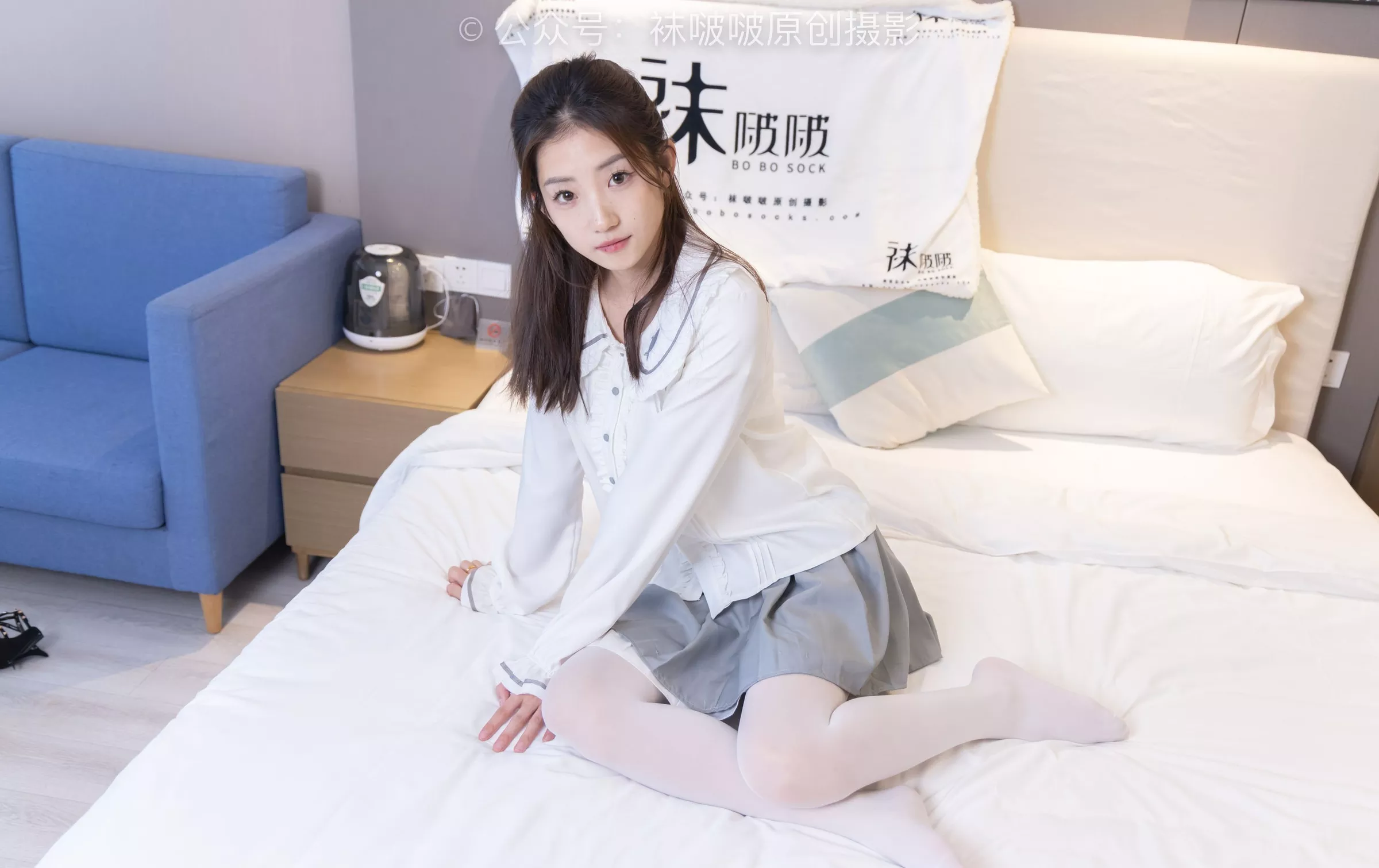 BoBoSocks袜啵啵 高跟鞋、厚白丝【142P】 小沫 No.211 P.8