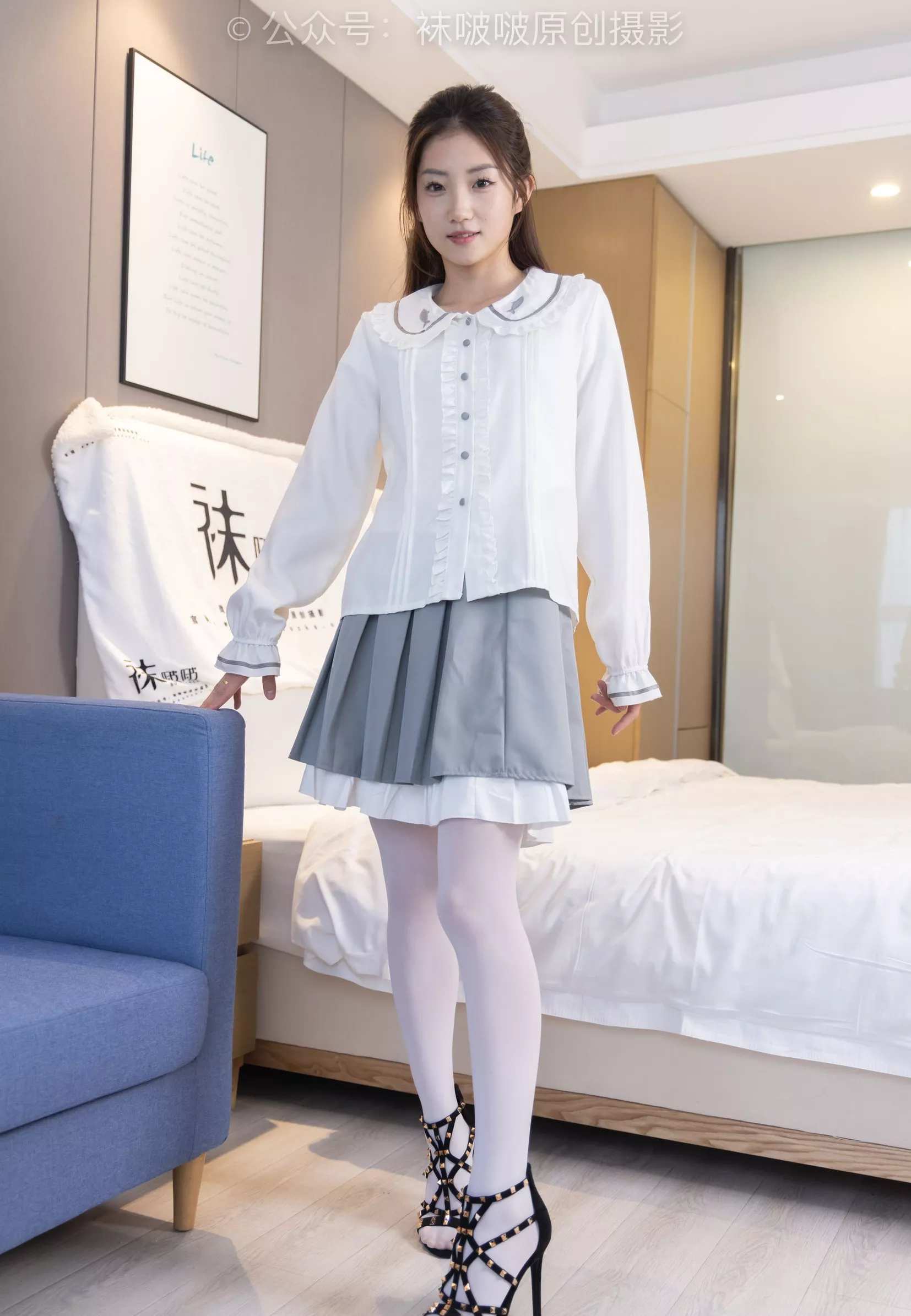 小沫 高跟鞋、厚白丝【142P】 No.211 BoBoSocks袜啵啵 P.14